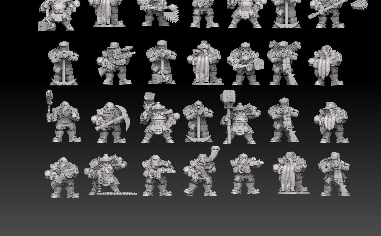 Space Dwarf Megapack Version 2 3D print model_4