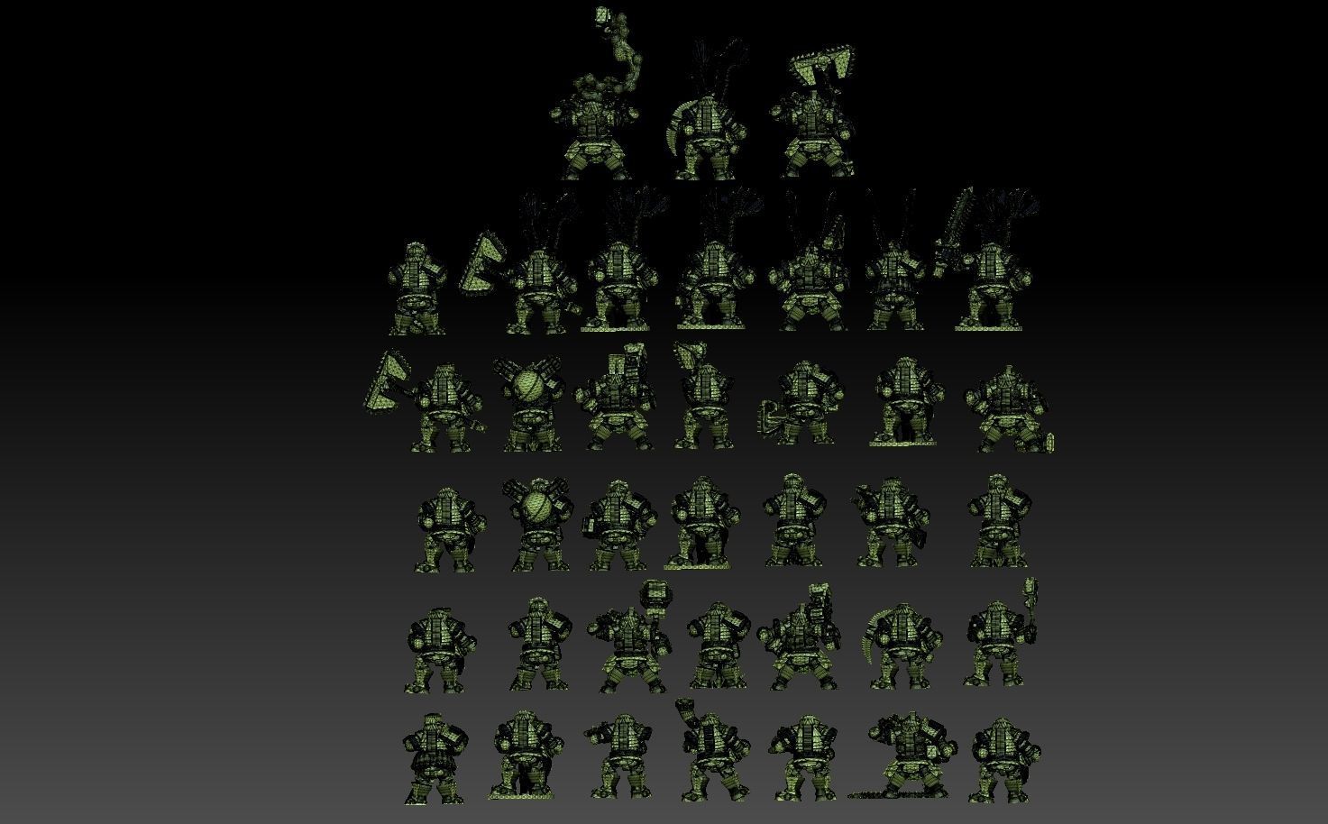 Space Dwarf Megapack Version 2 3D print model_16