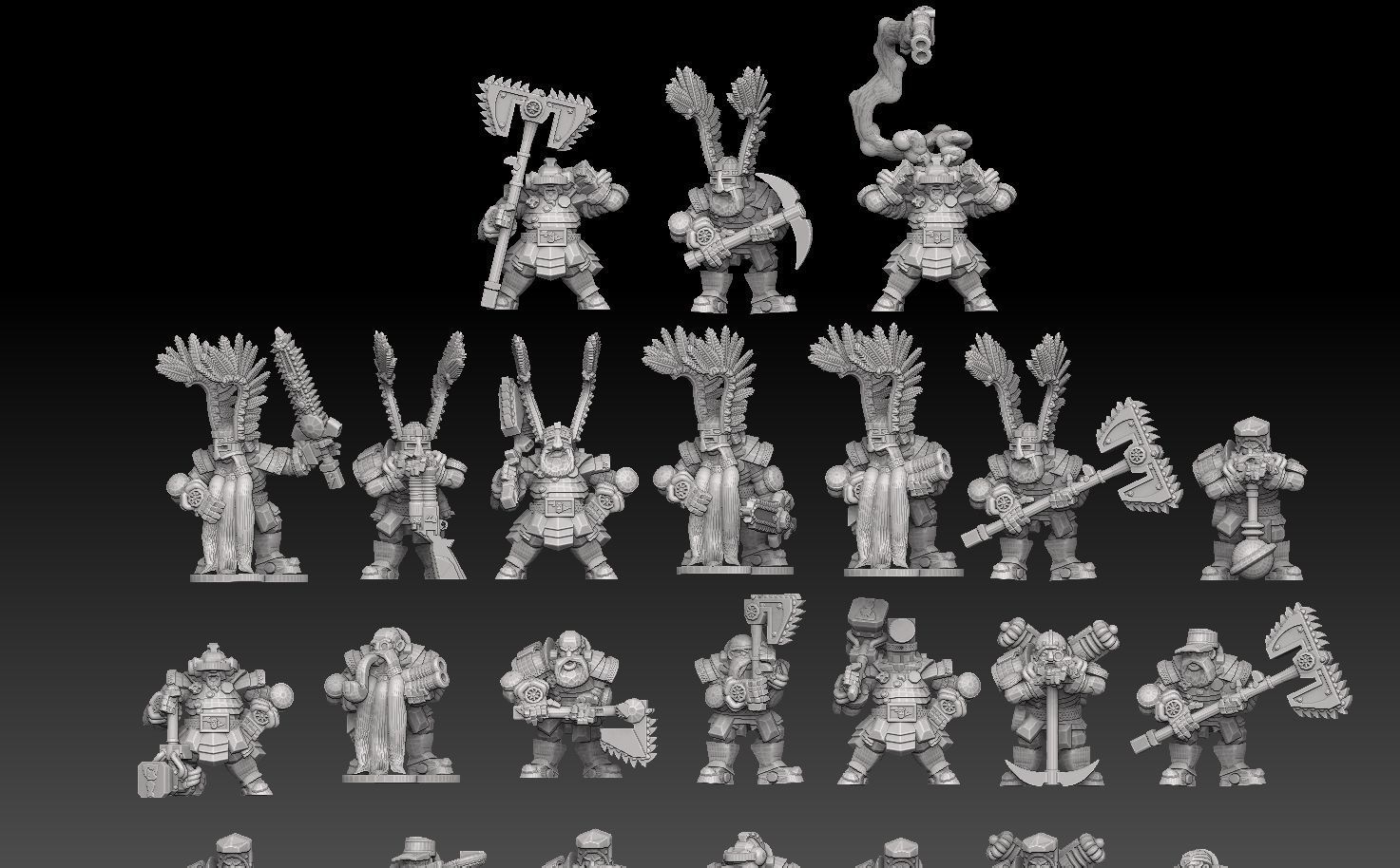 Space Dwarf Megapack Version 2 3D print model_5