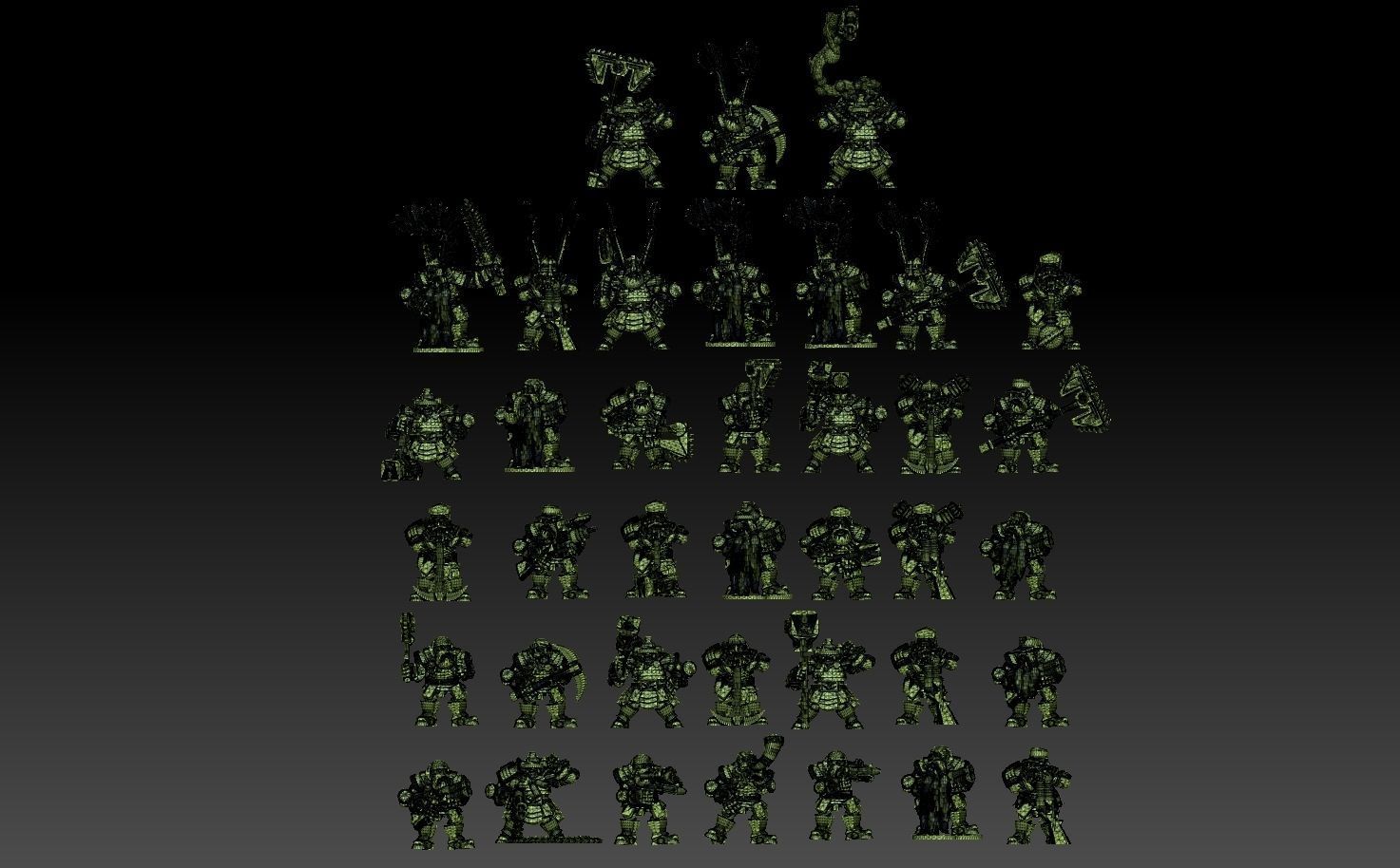 Space Dwarf Megapack Version 2 3D print model_15