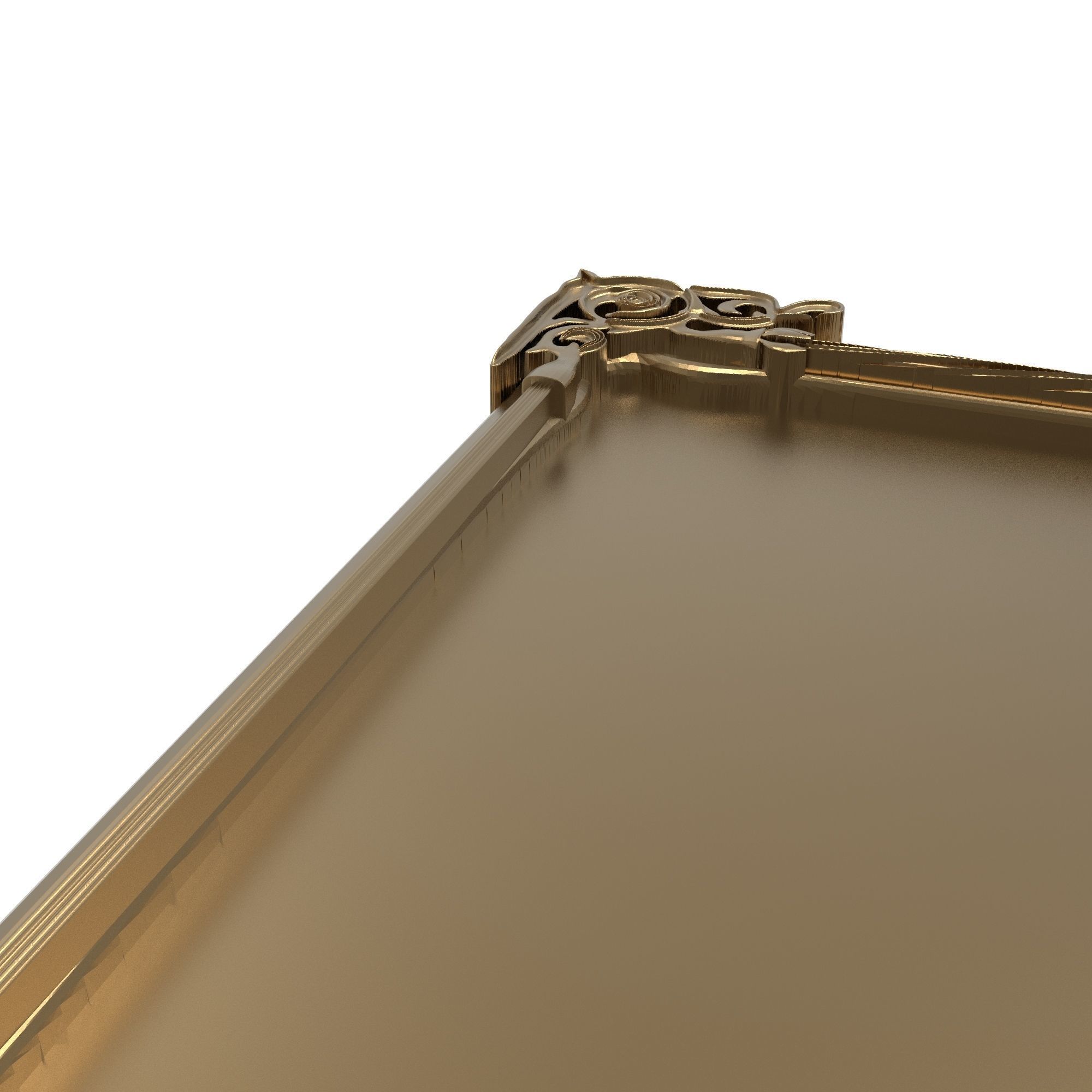 carved frame 3D model_3