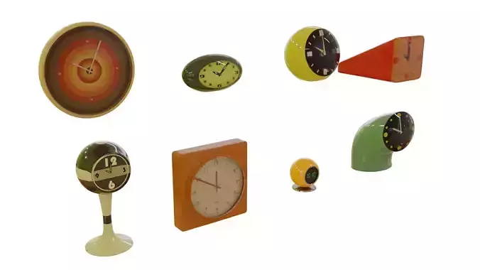70s vintage clocks
