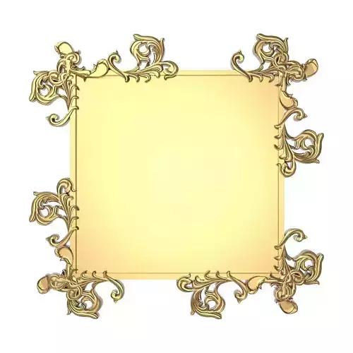 carved frame