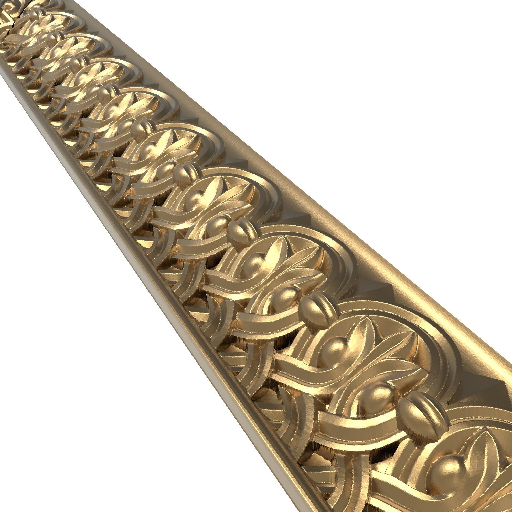 carved frame 3D model_4