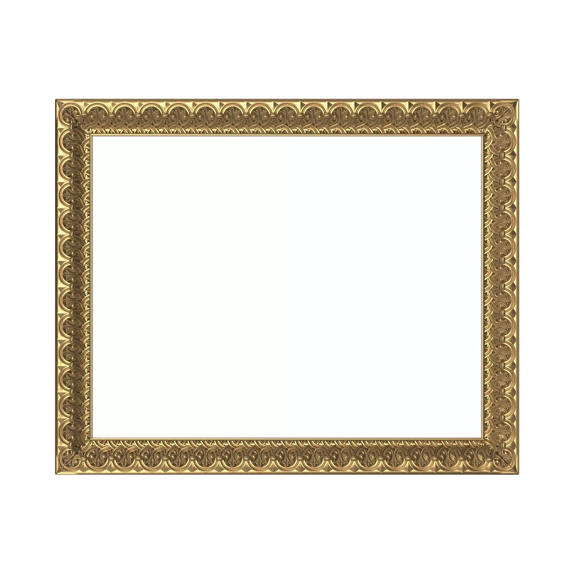 carved frame 3D model_0