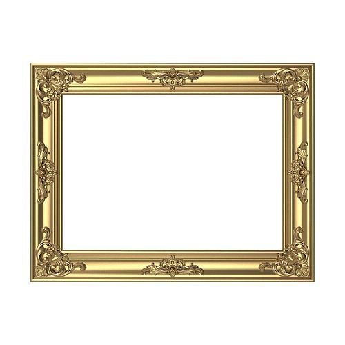 carved frame 3D model