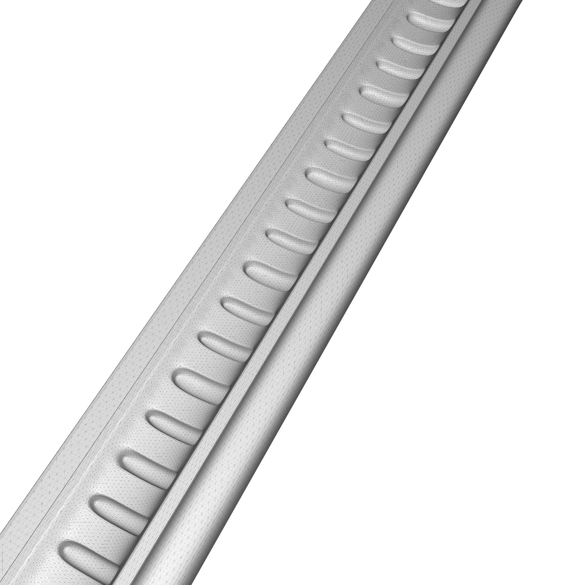 carved frame 3D model_7