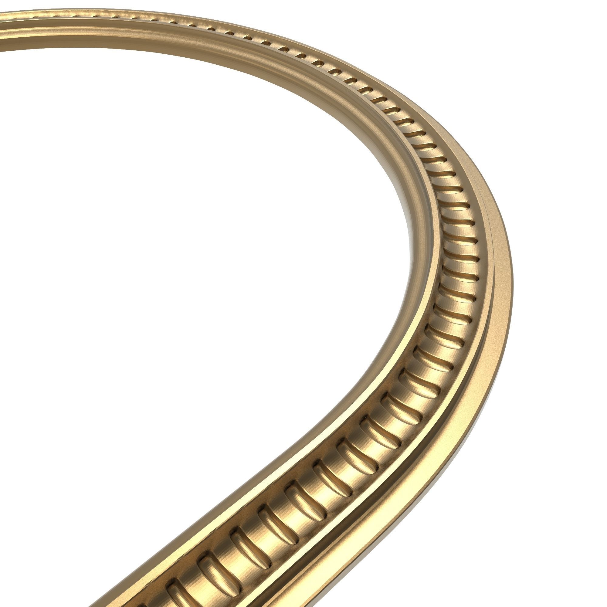 carved frame 3D model_4