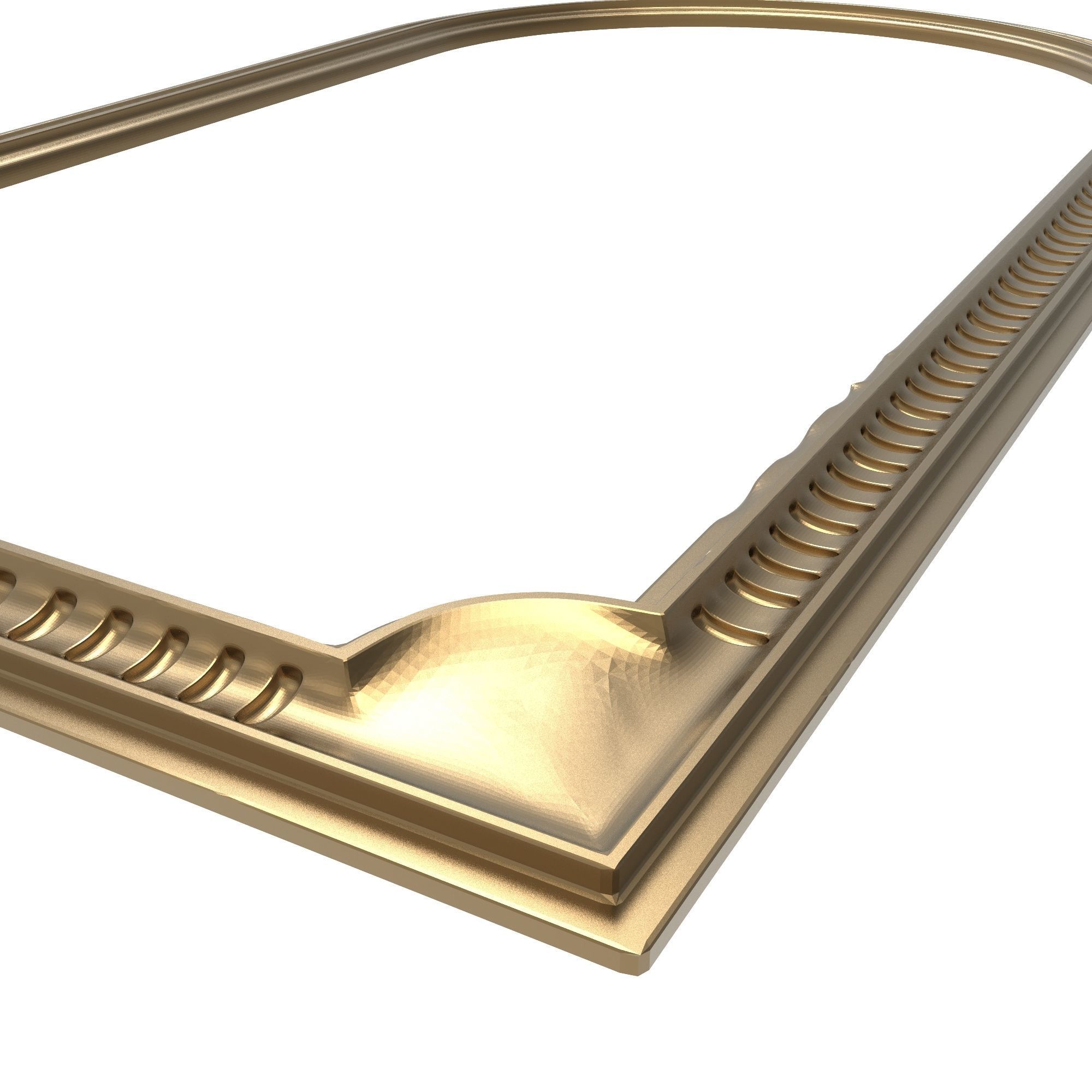 carved frame 3D model_3