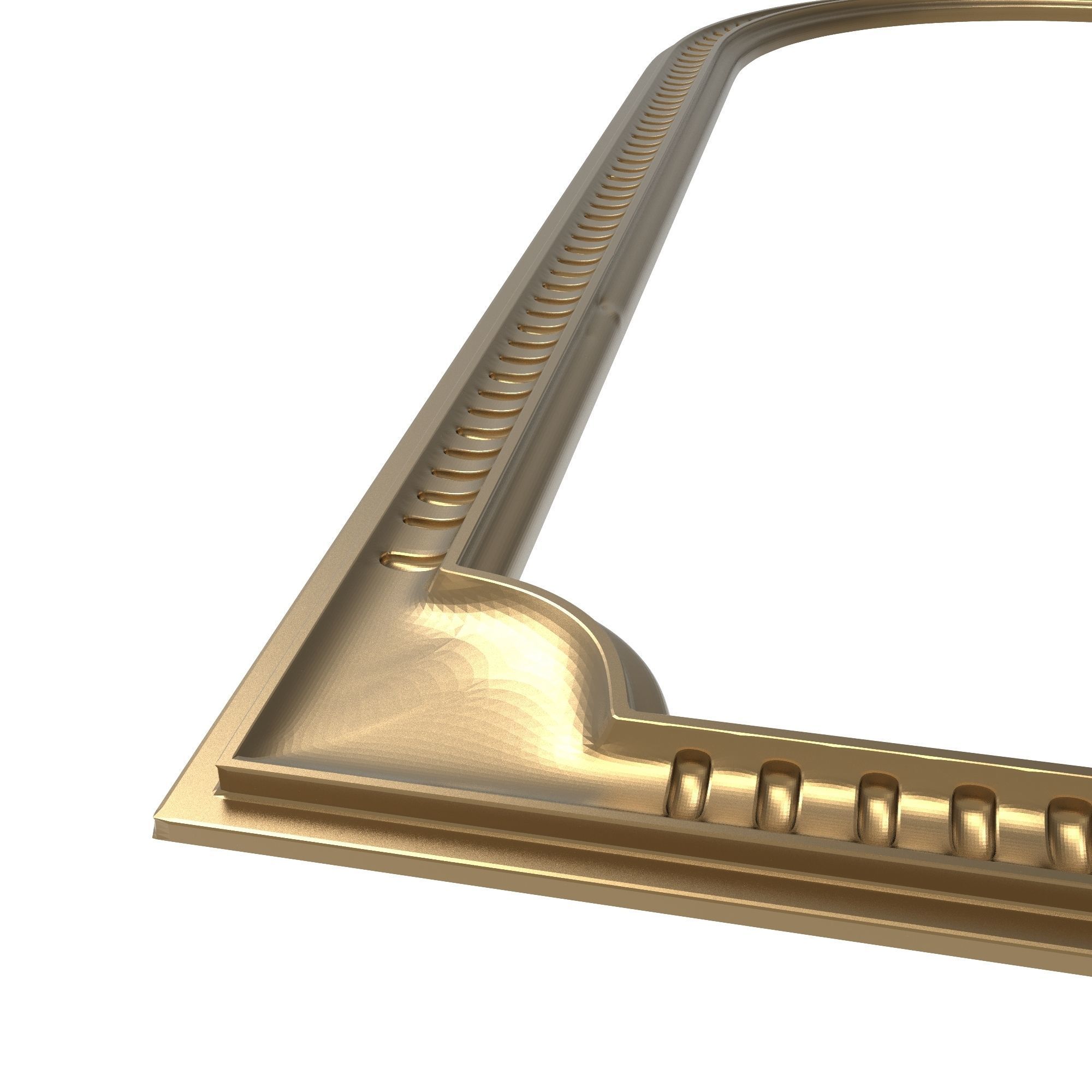 carved frame 3D model_2