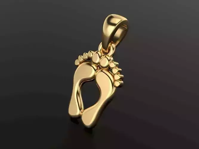 Footprint Pendant