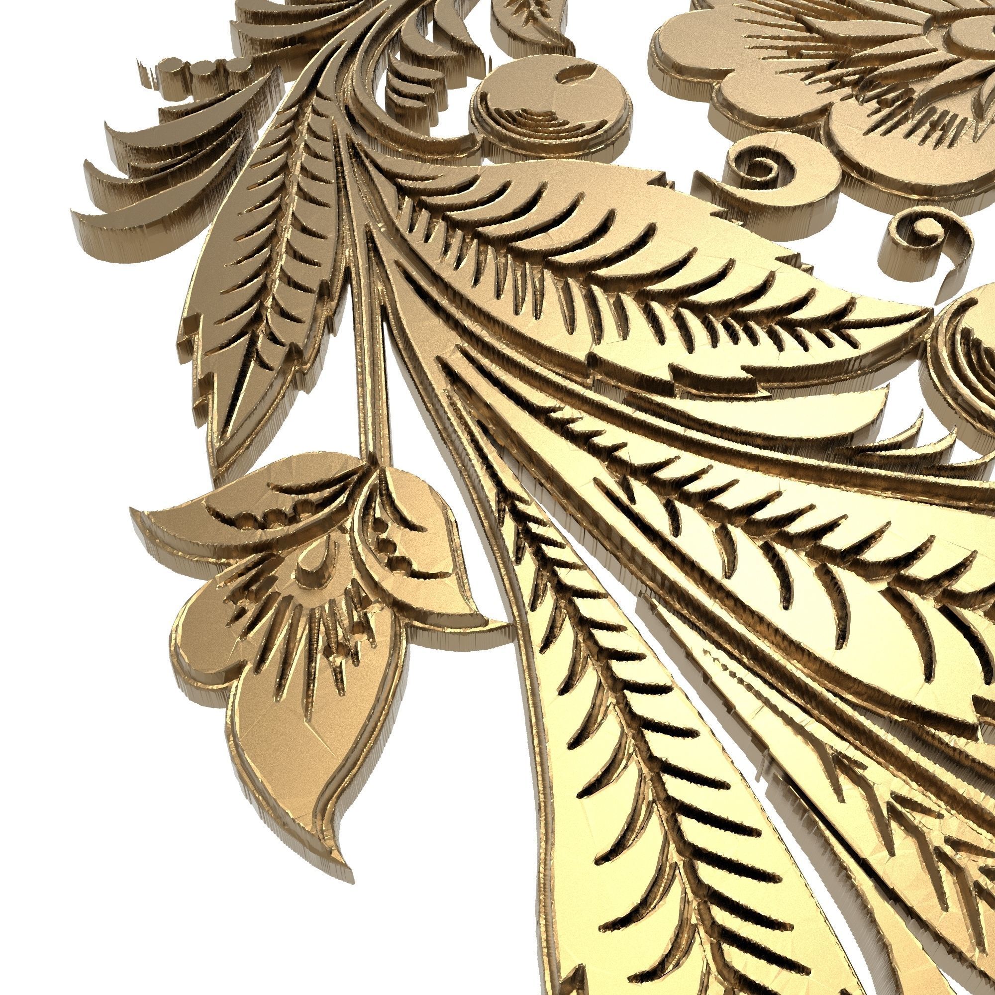 decorative pattern ready for 3D printing 3D model_5