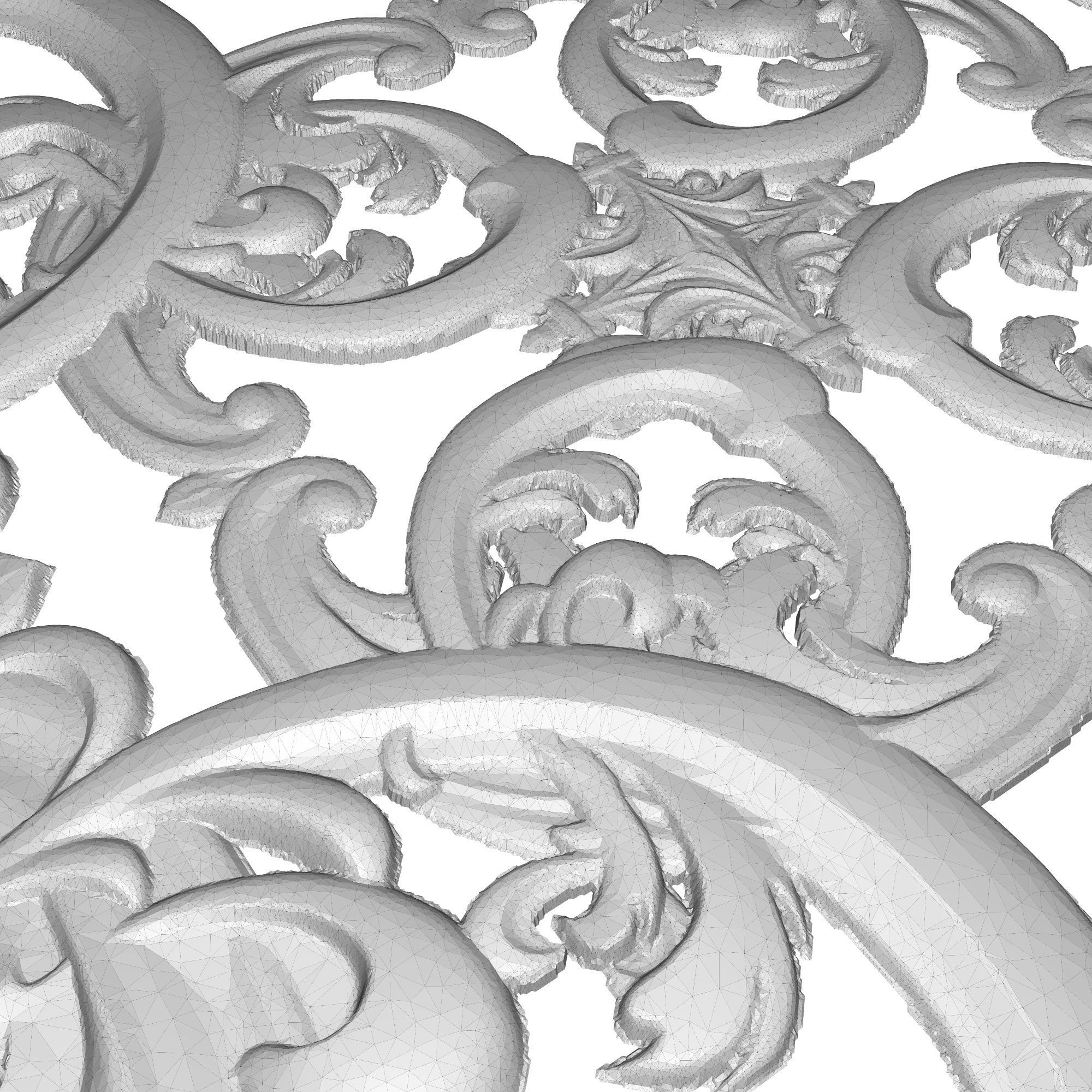 decorative pattern ready for 3D printing 3D model_7