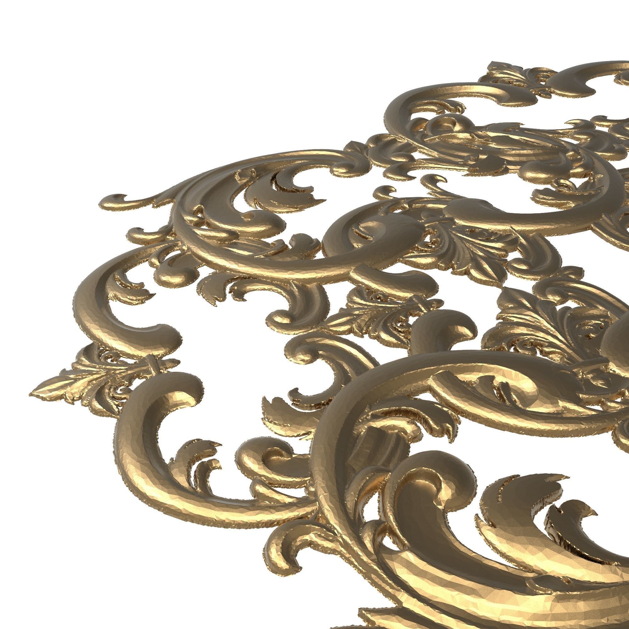 decorative pattern ready for 3D printing 3D model_2