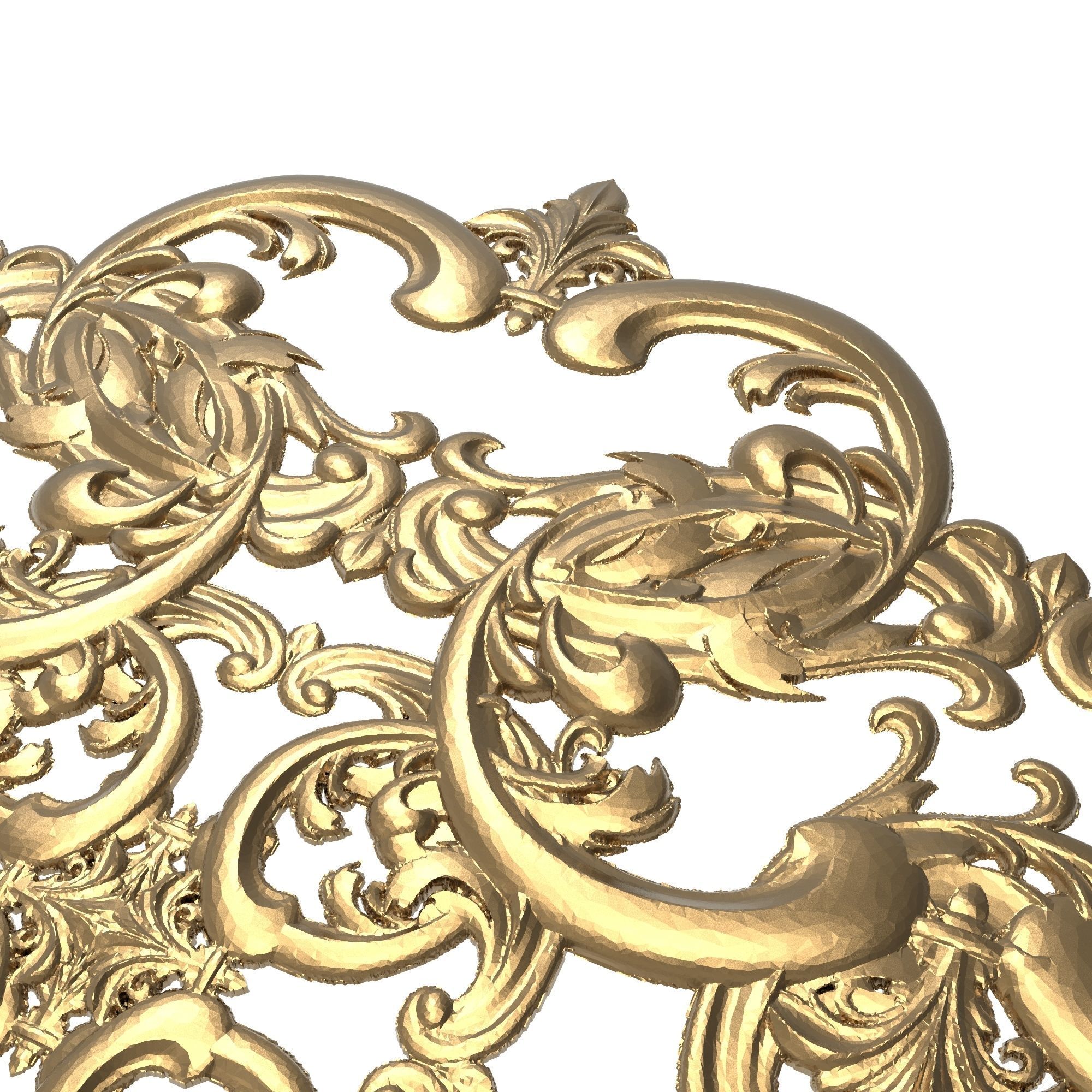 decorative pattern ready for 3D printing 3D model_5