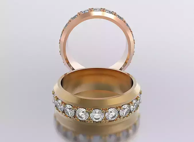 men ring 3D print model men ring 3D print model