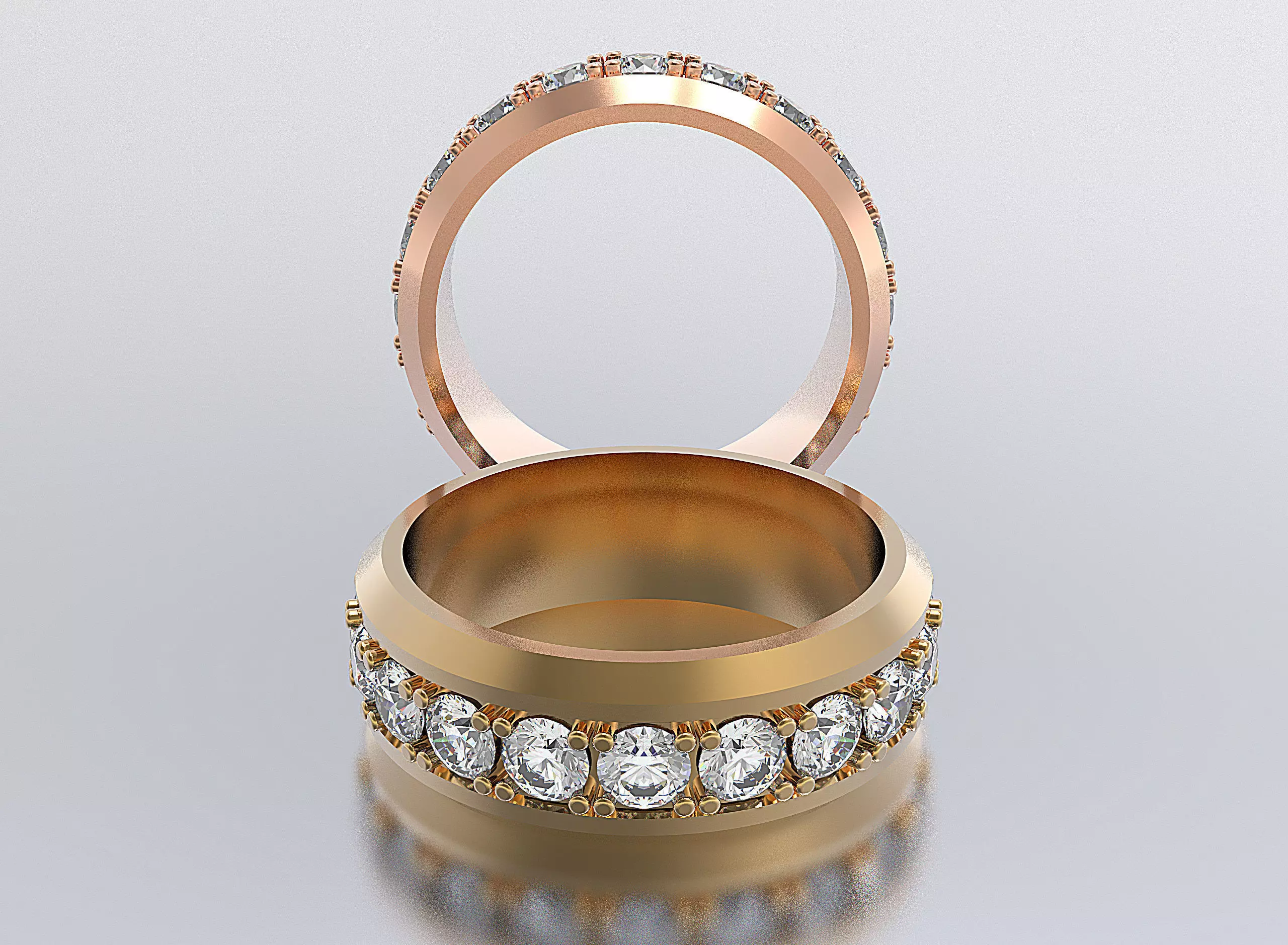 men ring 3D print model_0