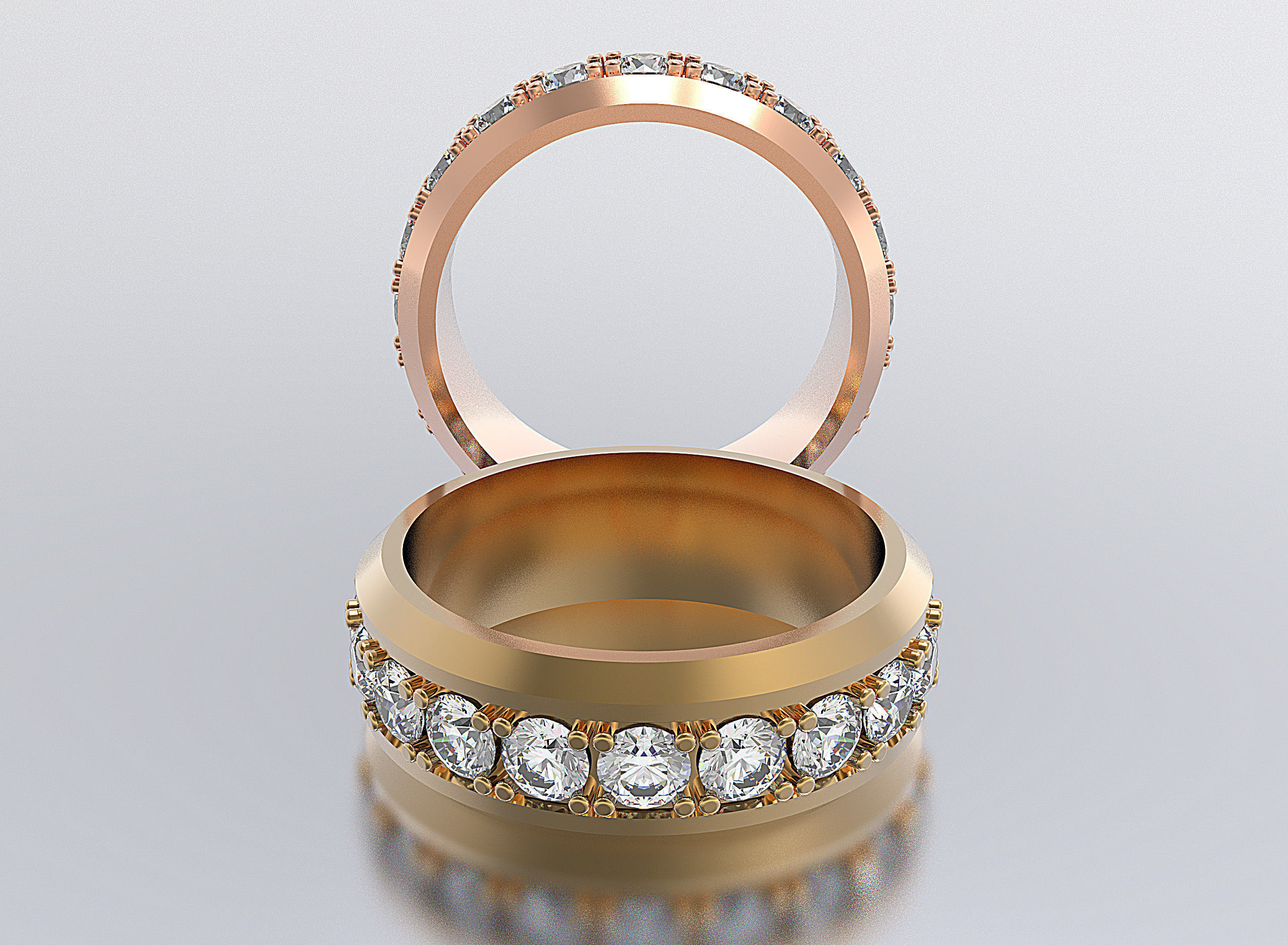 men ring 3D print model_1