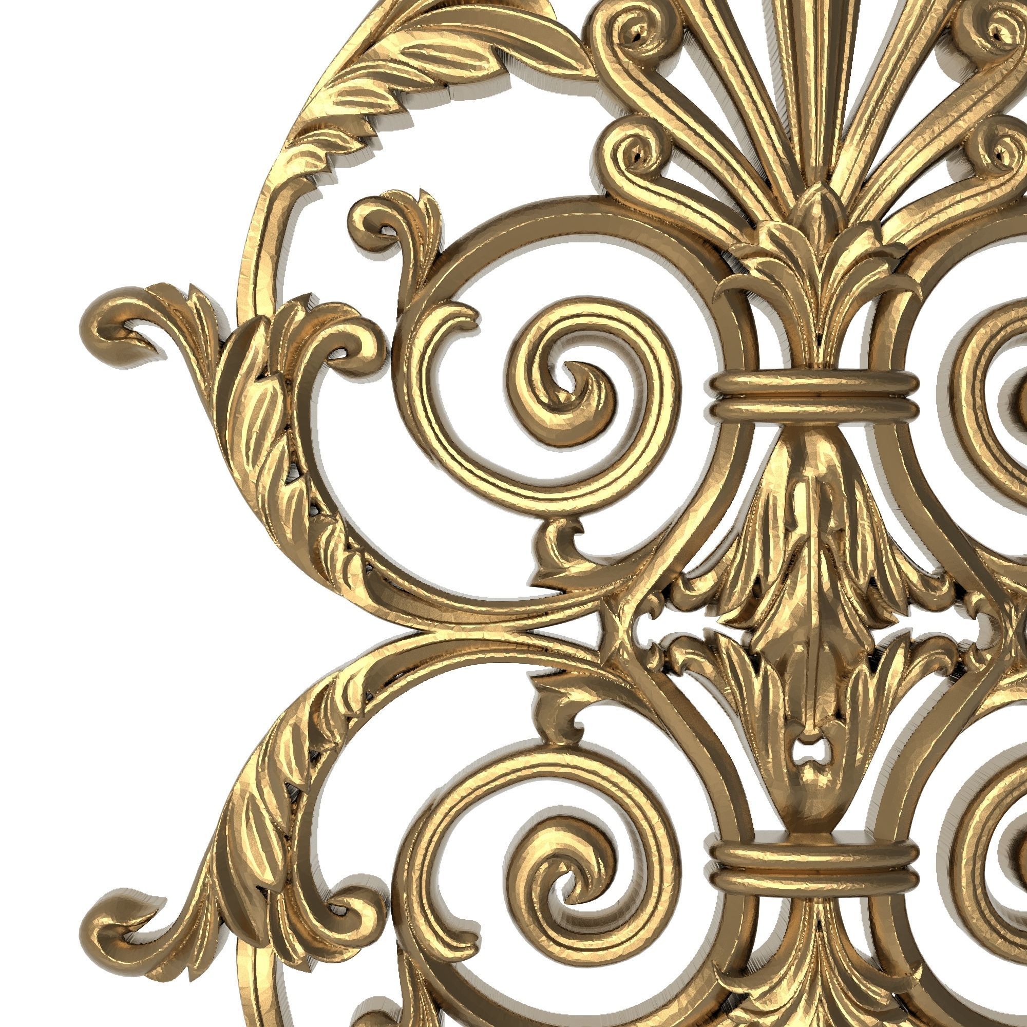 decorative pattern ready for 3D printing 3D model_2