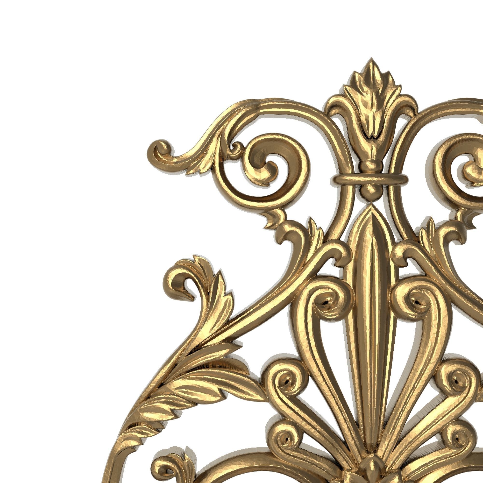 decorative pattern ready for 3D printing 3D model_1