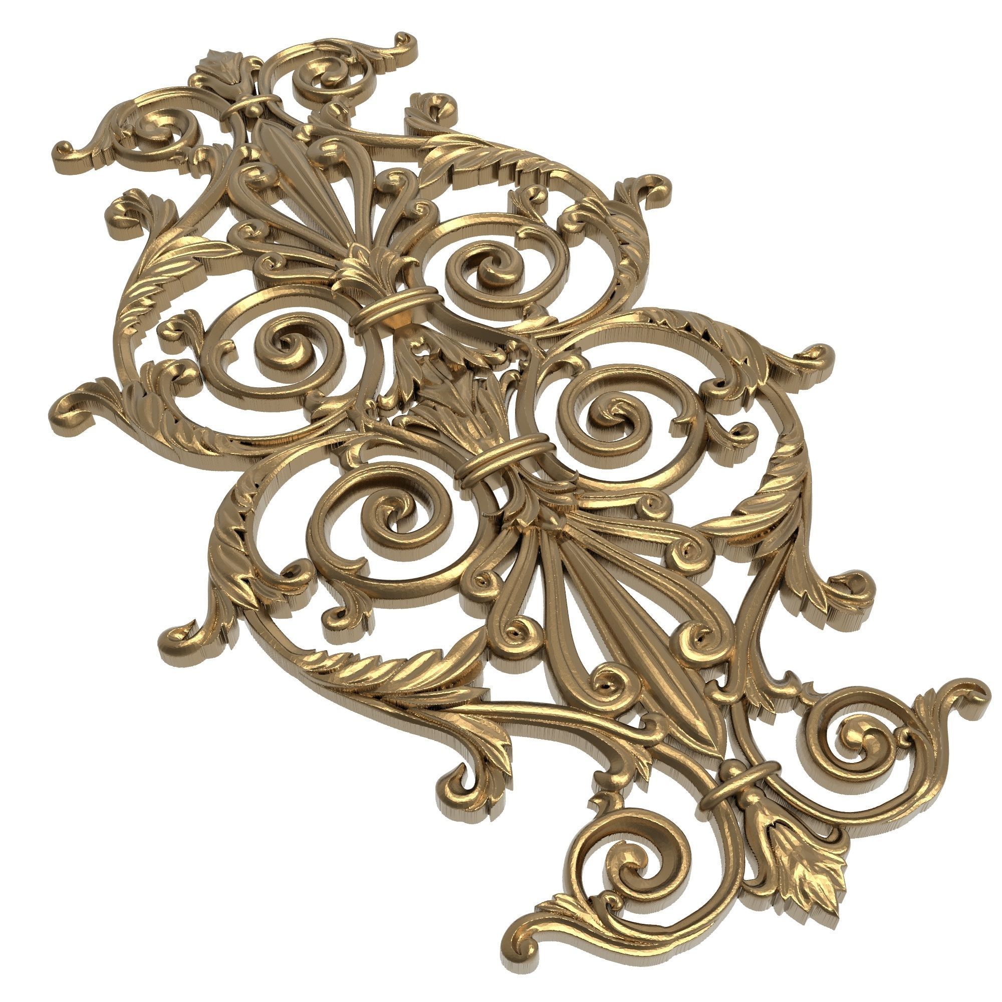decorative pattern ready for 3D printing 3D model_6