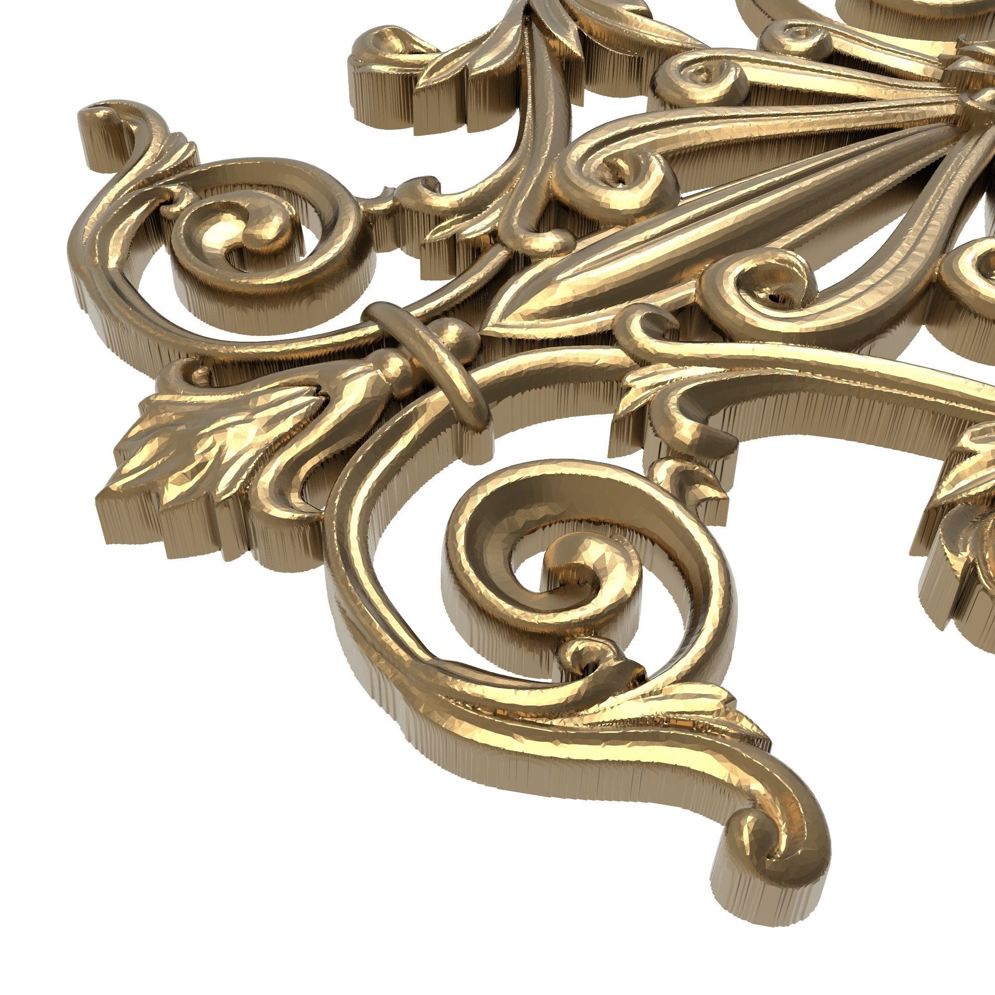 decorative pattern ready for 3D printing 3D model_4