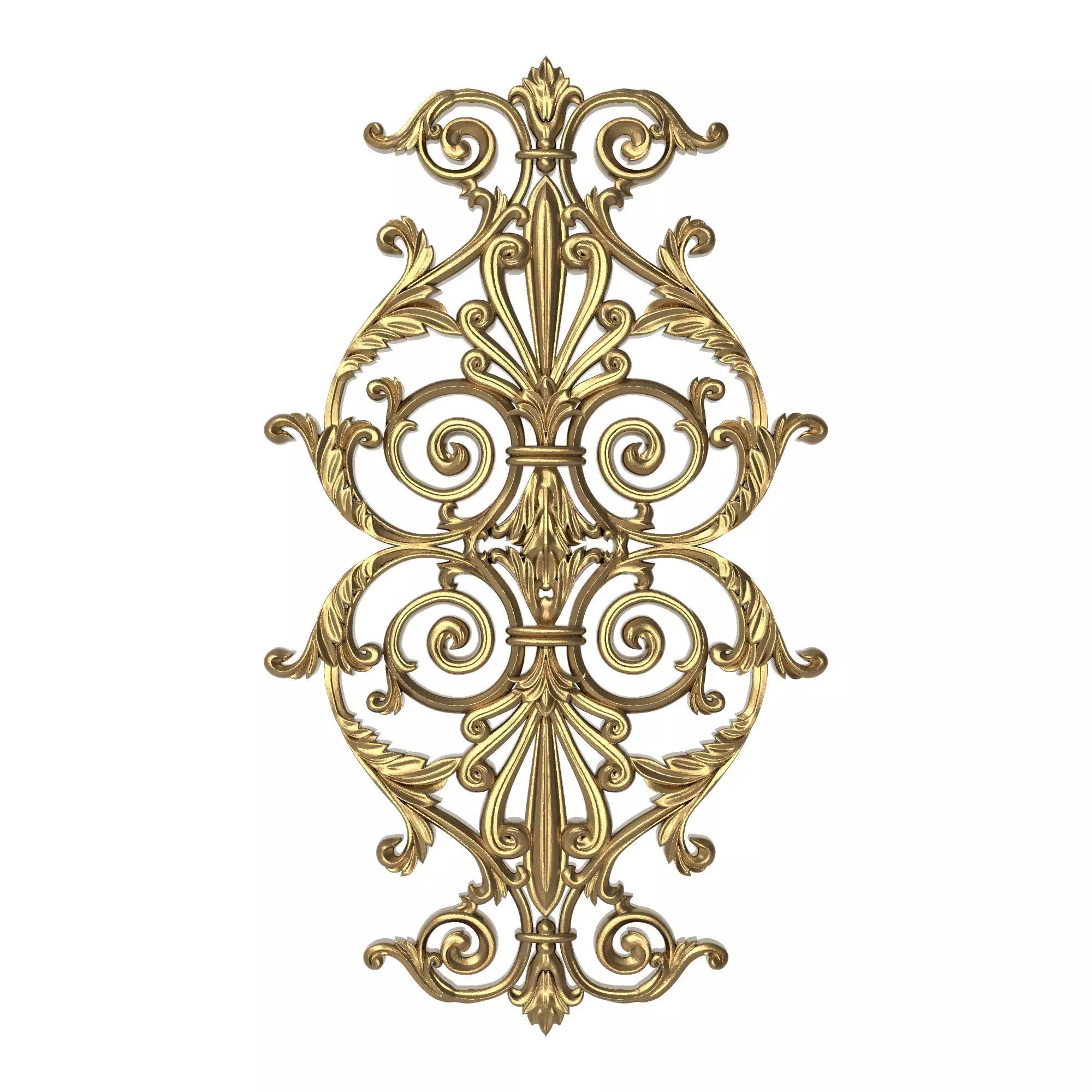 decorative pattern ready for 3D printing 3D model_0