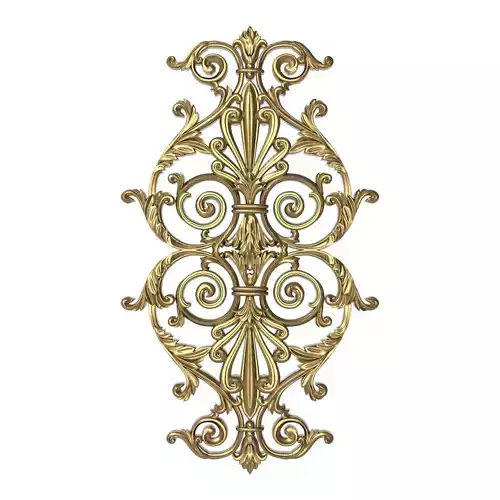 decorative pattern ready for 3D printing 3D model