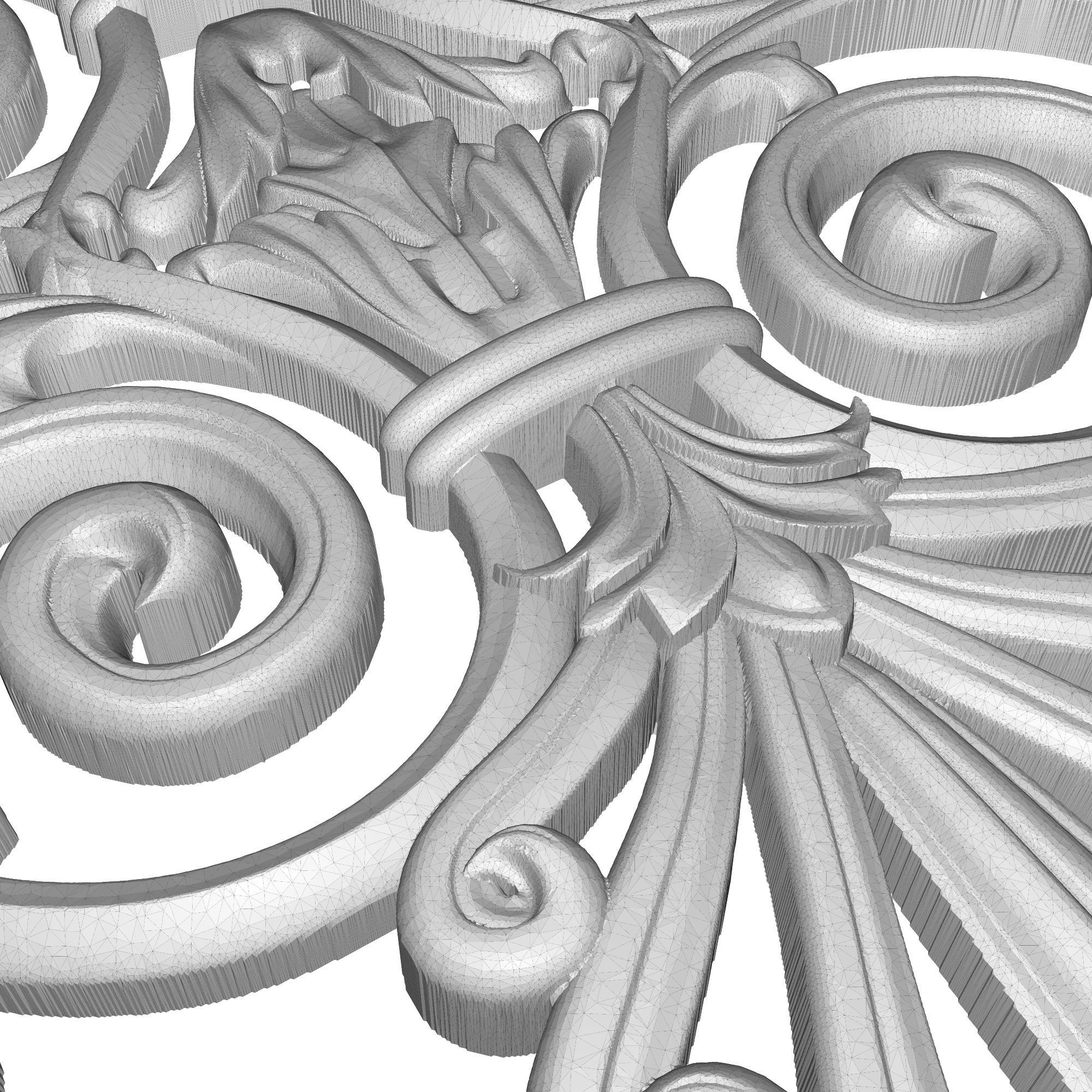 decorative pattern ready for 3D printing 3D model_7