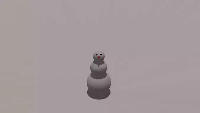 Snowman 3D print model
