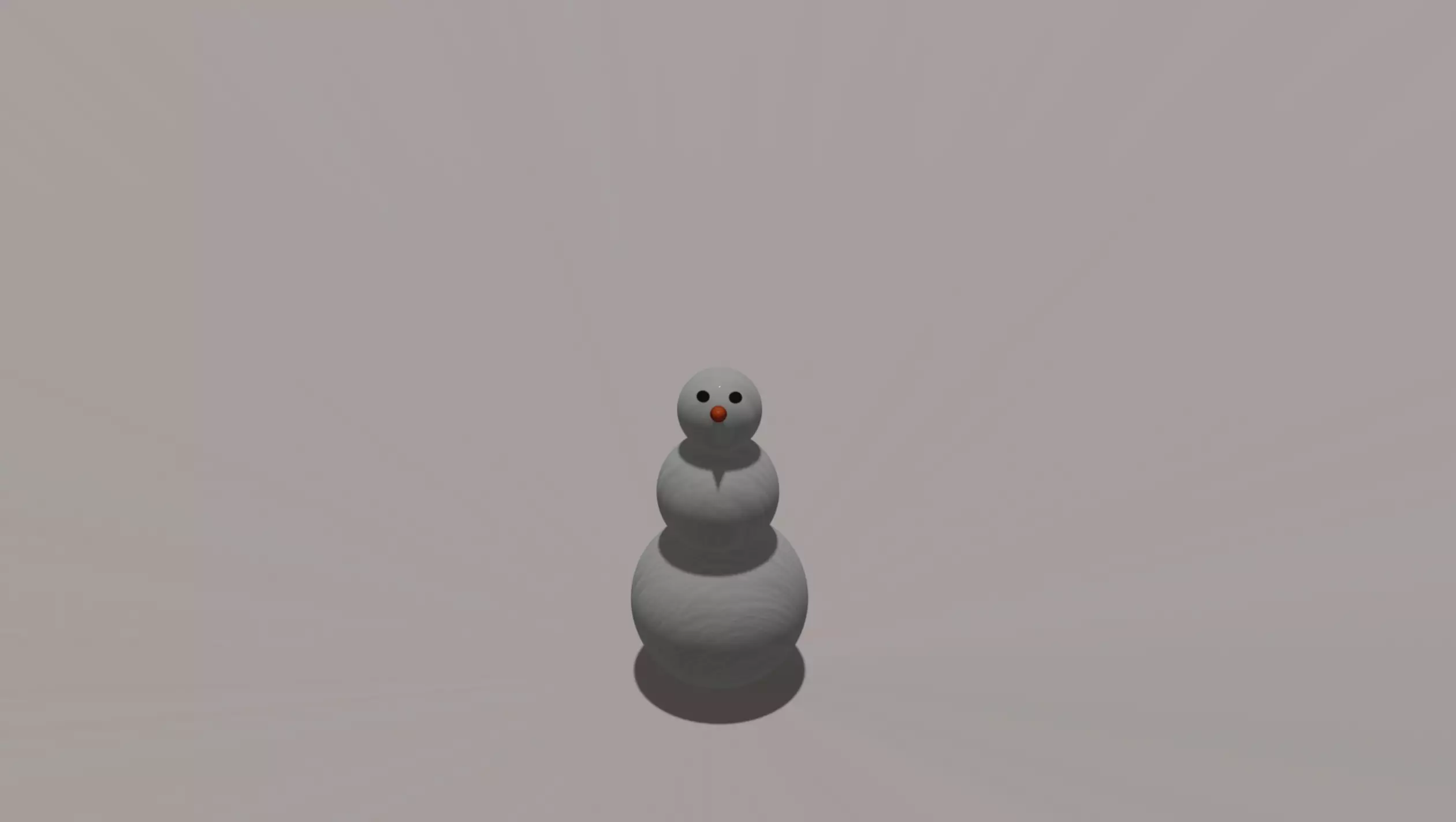 Snowman 3D print model