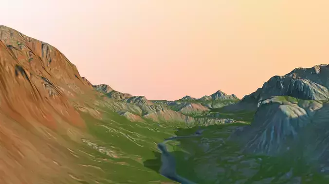 terrain hills mountains