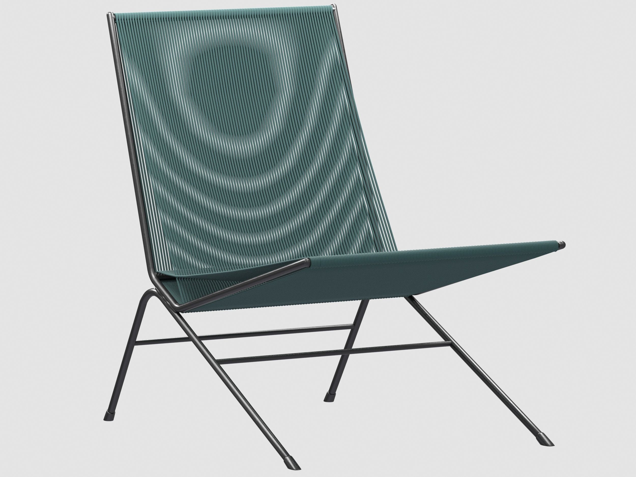 Allan Gould String Chair collection Low-poly 3D model_7
