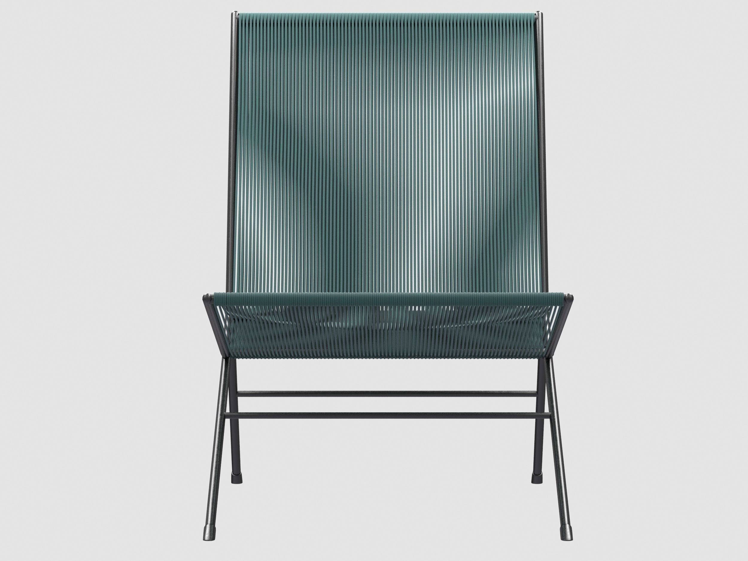 Allan Gould String Chair collection Low-poly 3D model_9