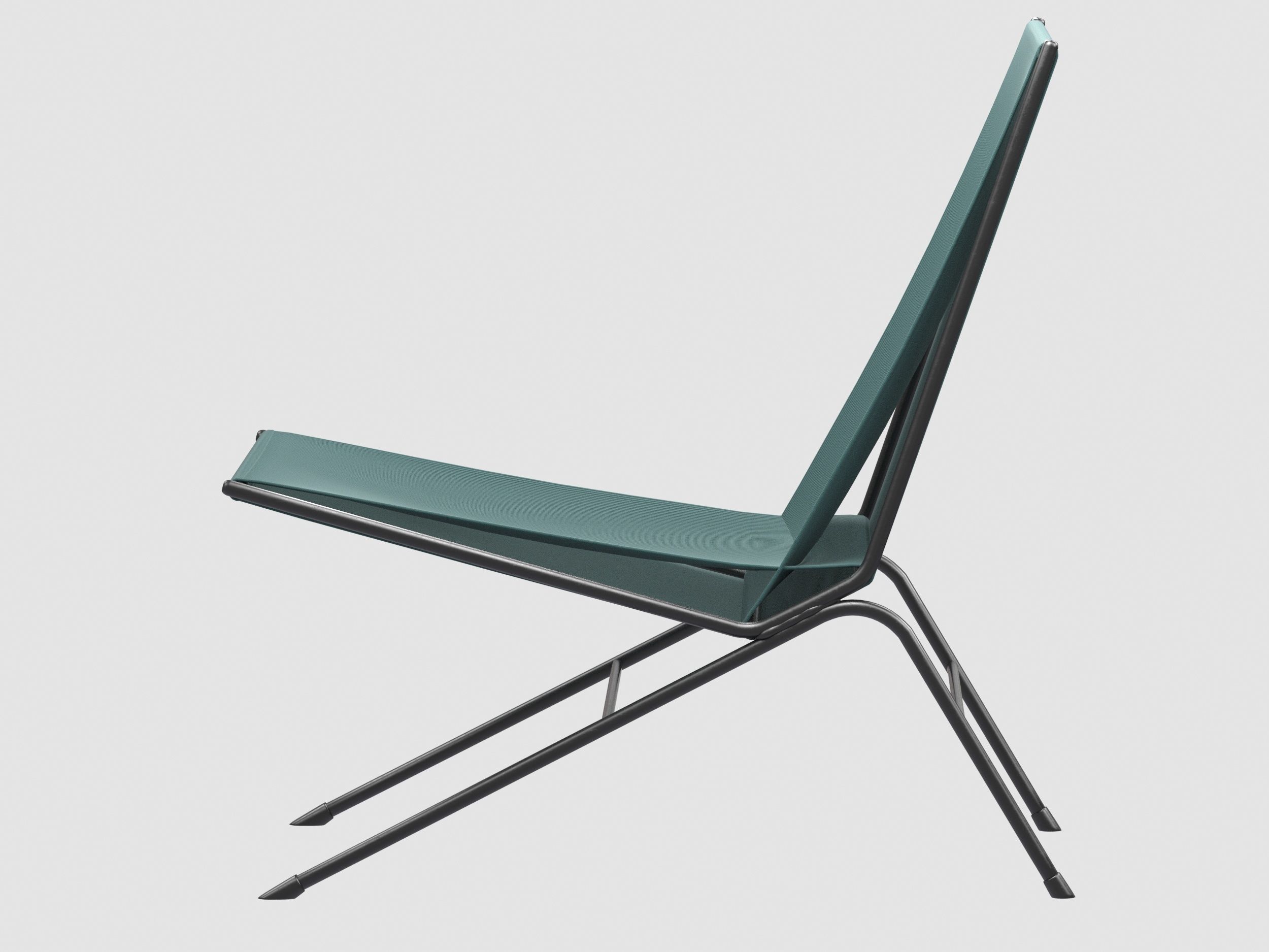 Allan Gould String Chair collection Low-poly 3D model_10
