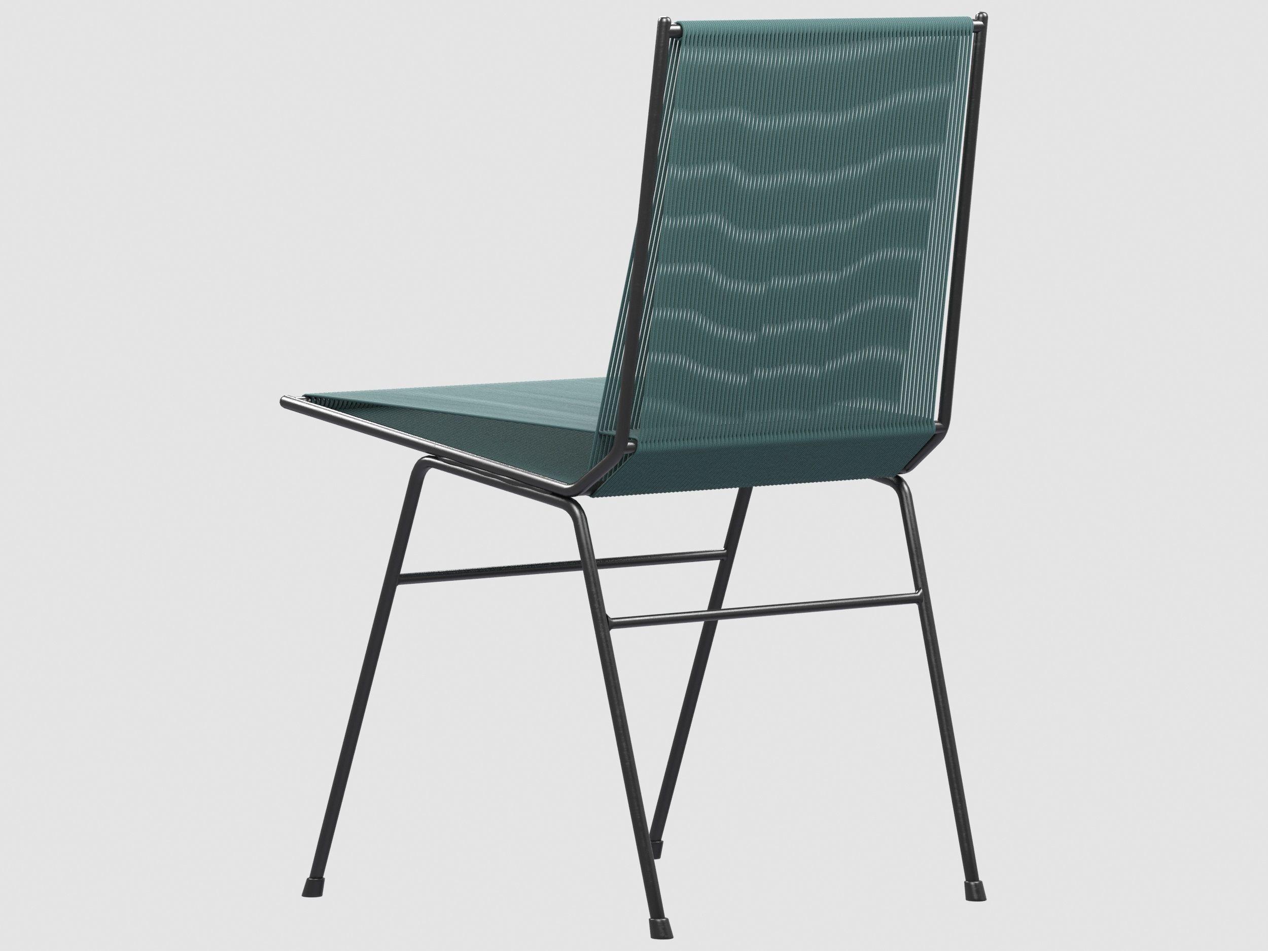 Allan Gould String Chair collection Low-poly 3D model_5