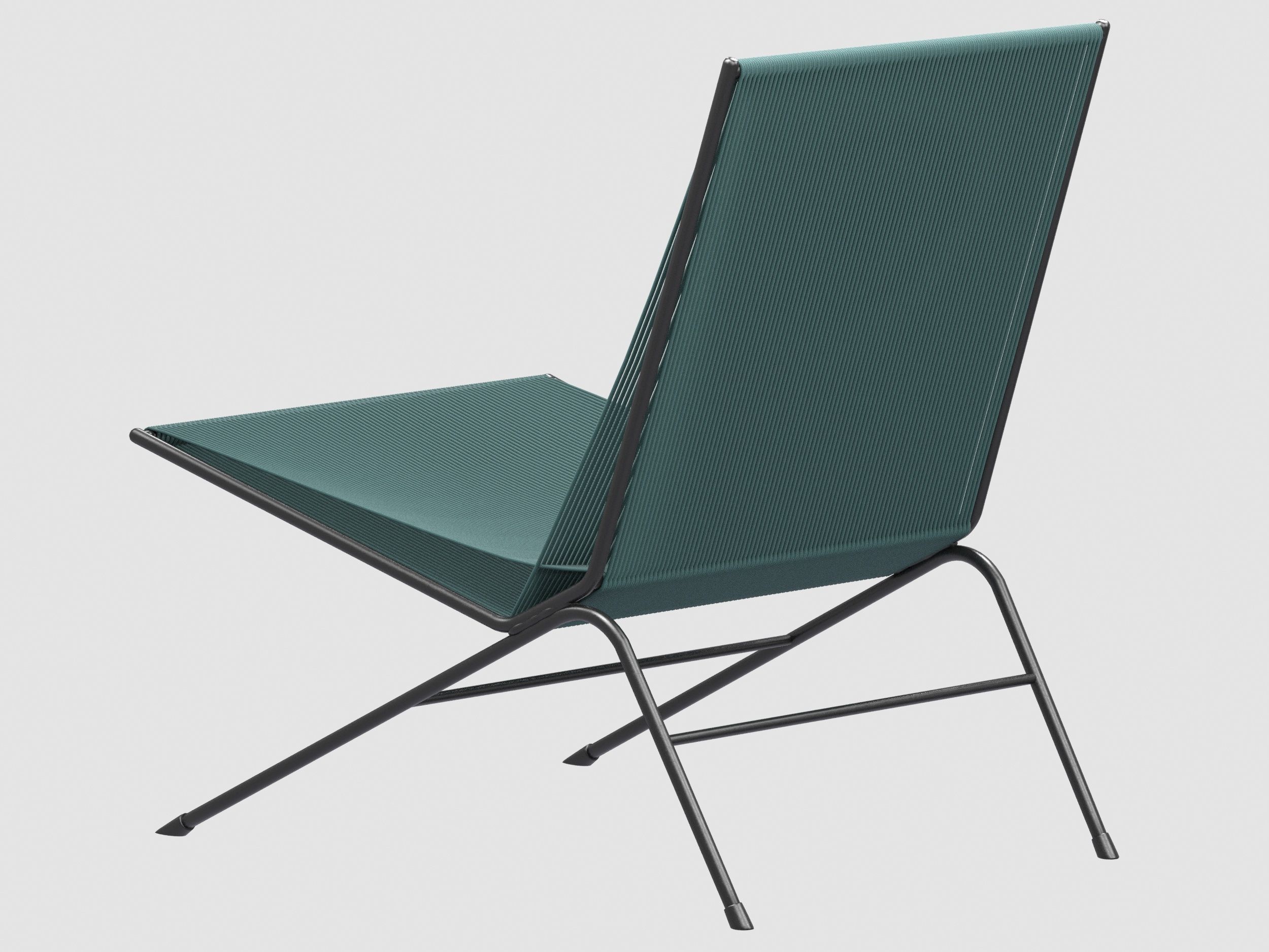 Allan Gould String Chair collection Low-poly 3D model_11