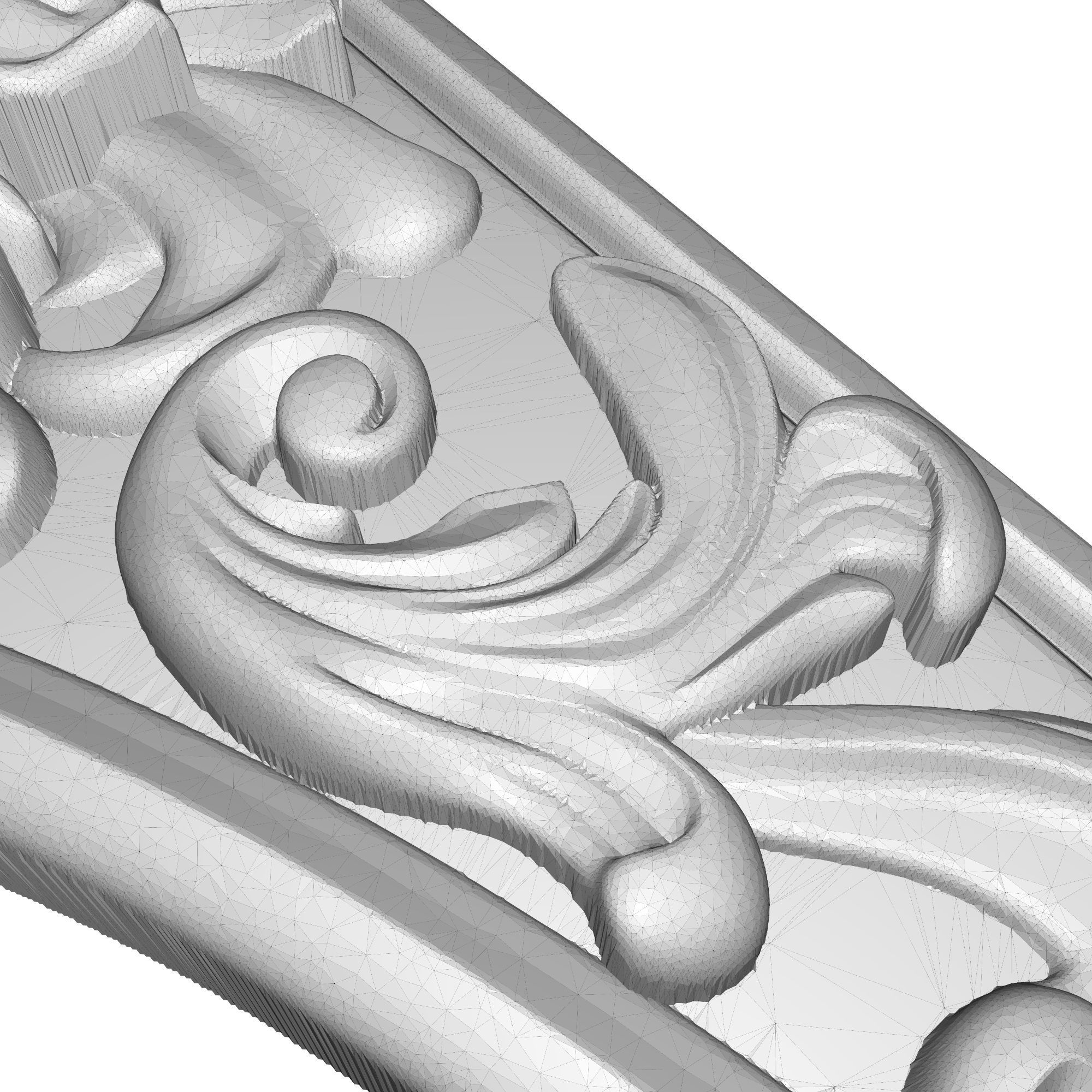 decorative pattern ready for 3D printing 3D model_6