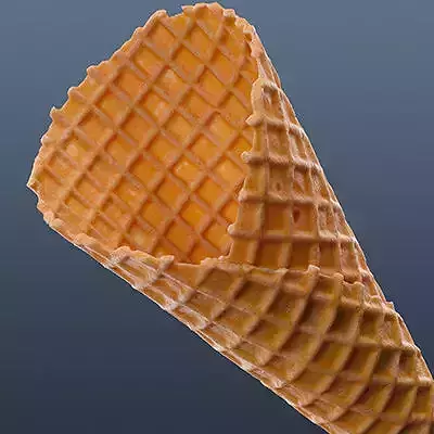 Waffle ice cream model