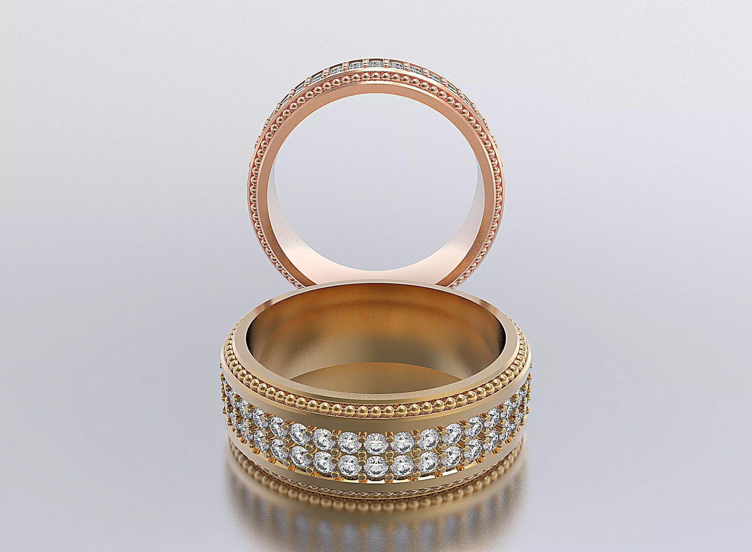 men ring 3D print model_0