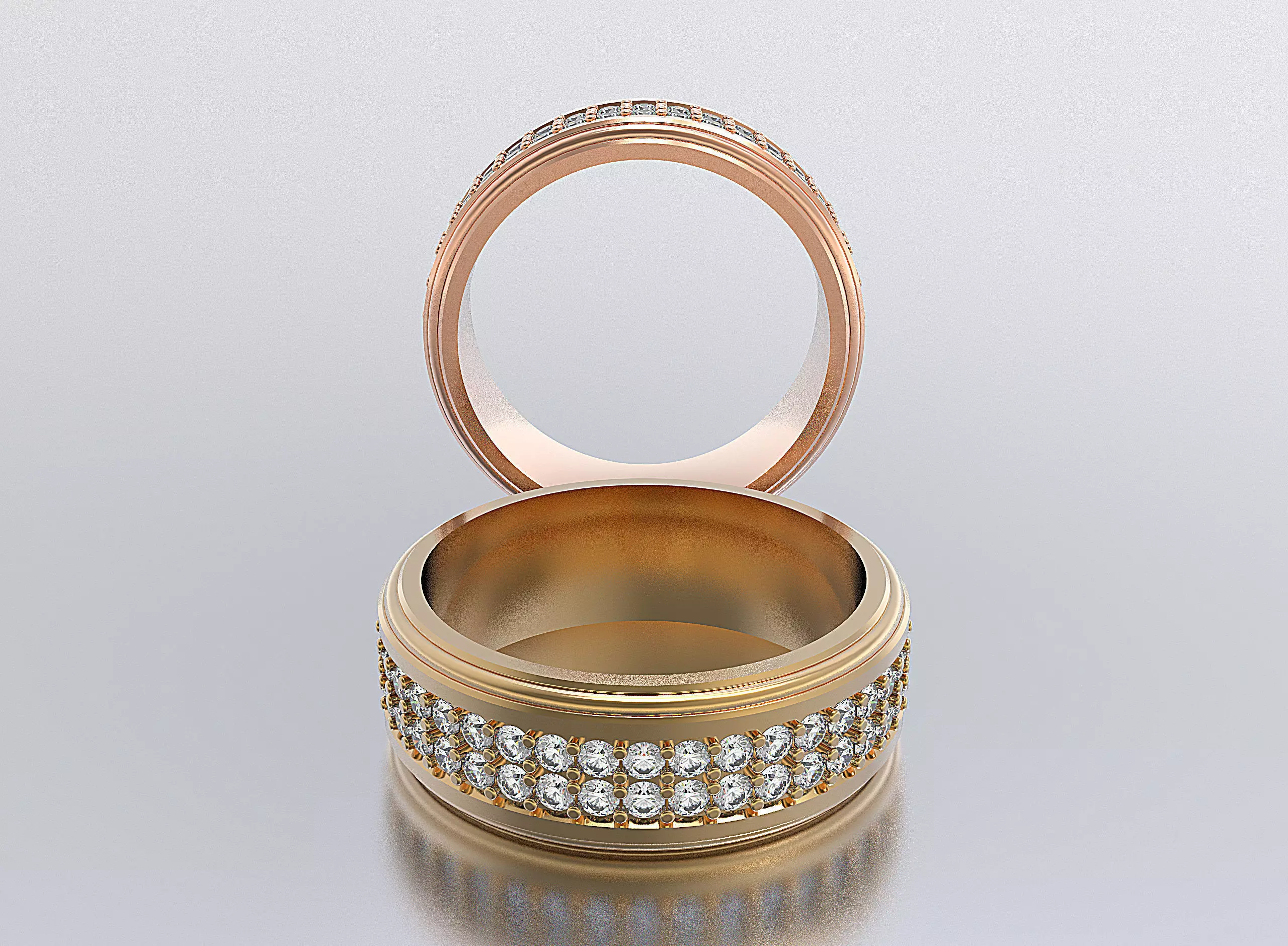 men ring 3D print model_0
