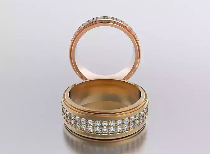 men ring 3D print model men ring 3D print model