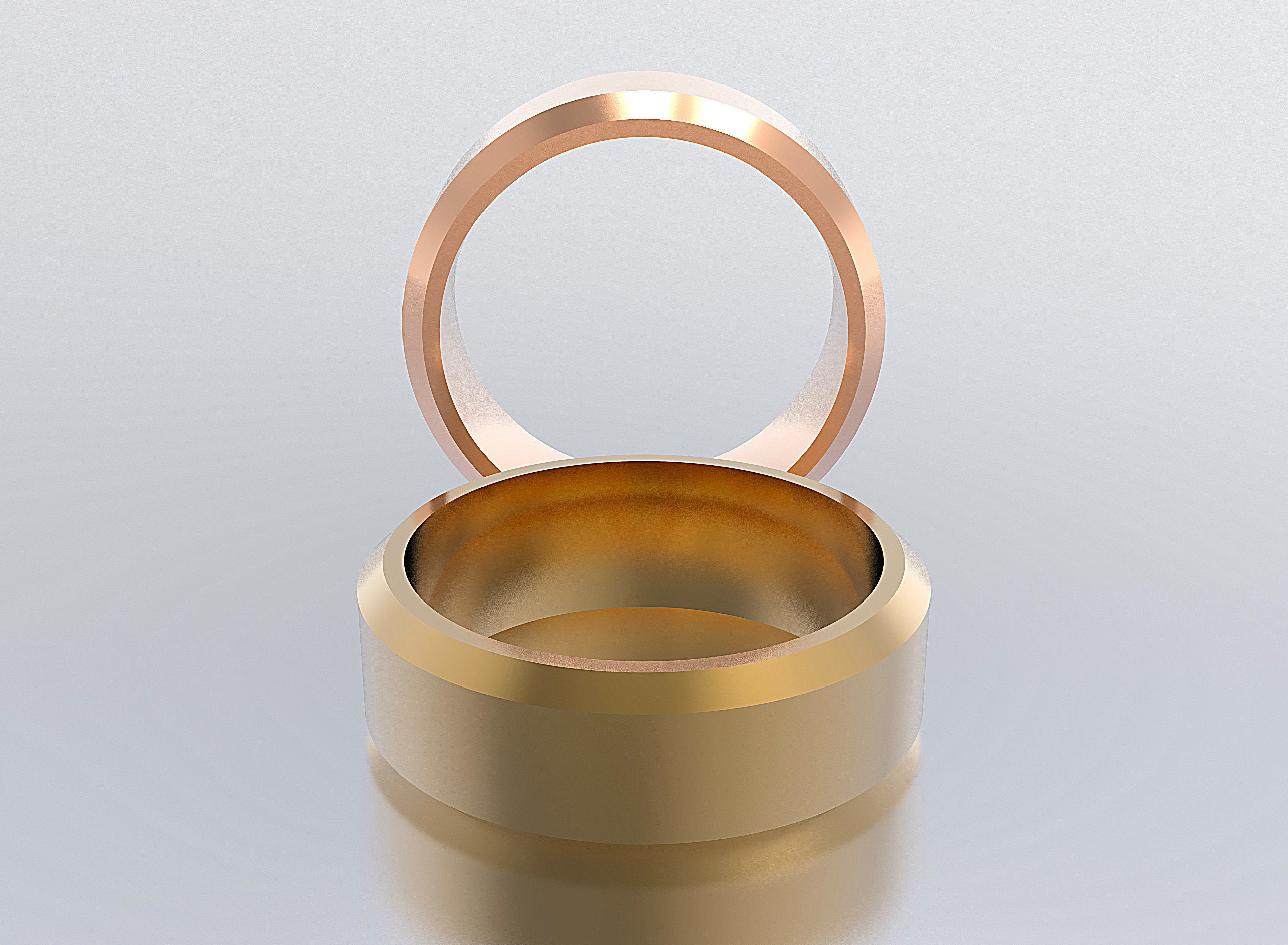 men ring 3D print model_1