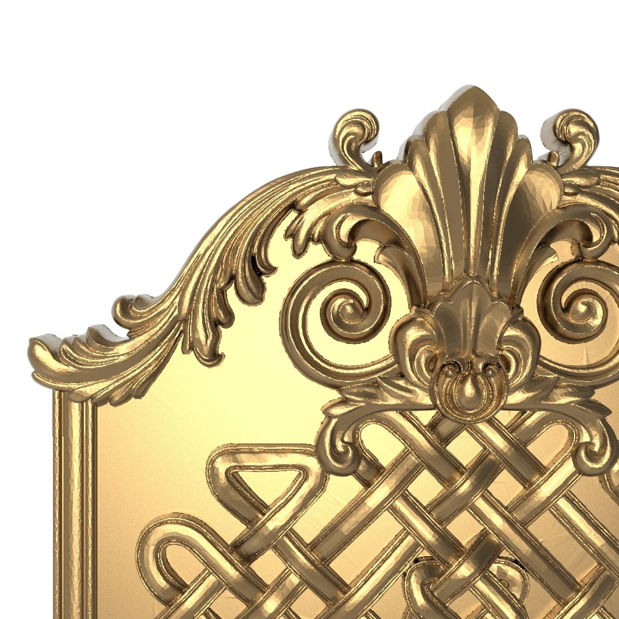 decorative pattern ready for 3D printing 3D model_1