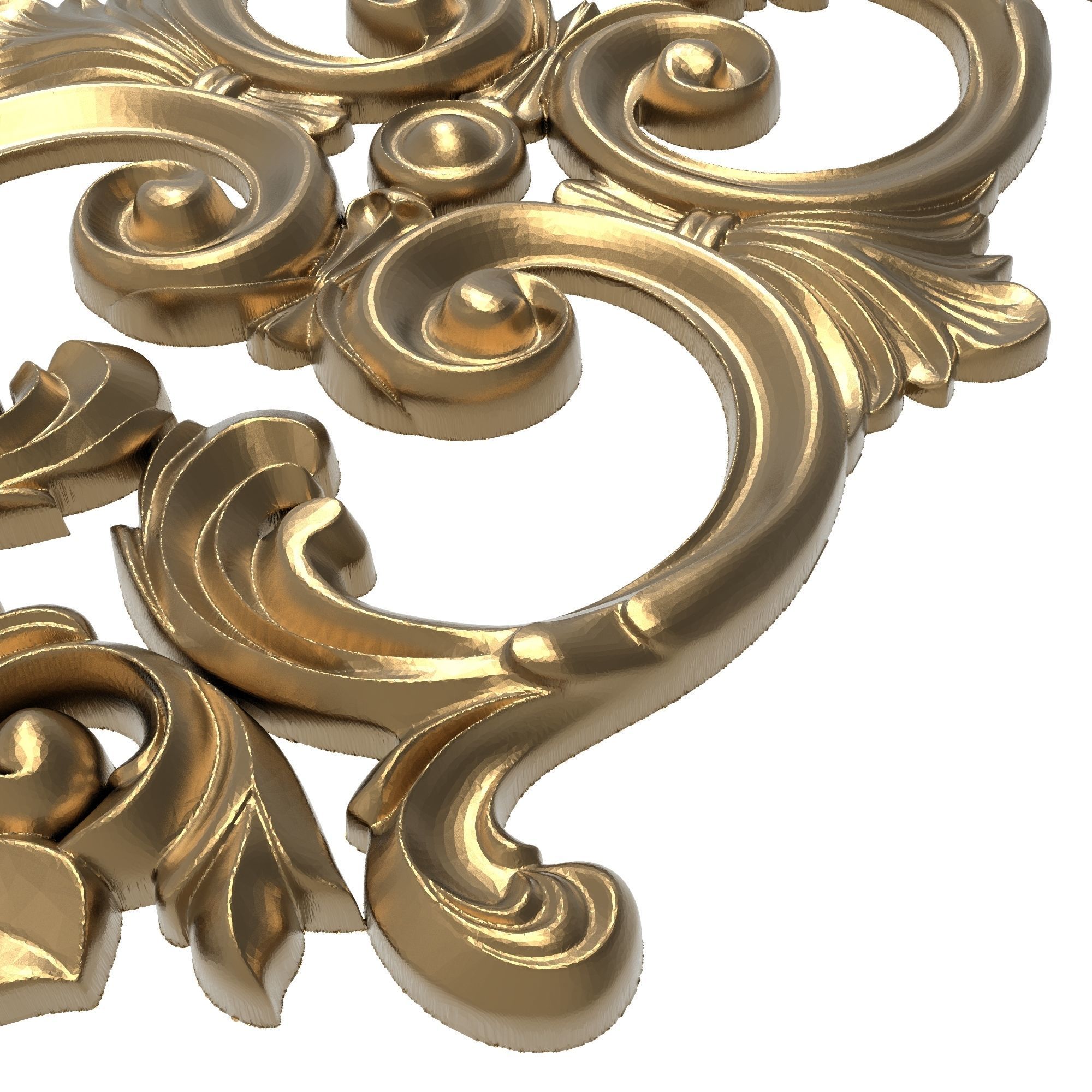 decorative pattern ready for 3D printing 3D model_4