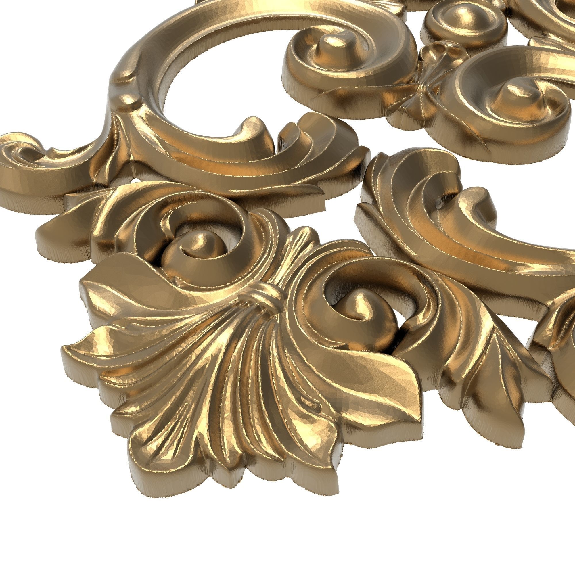 decorative pattern ready for 3D printing 3D model_3