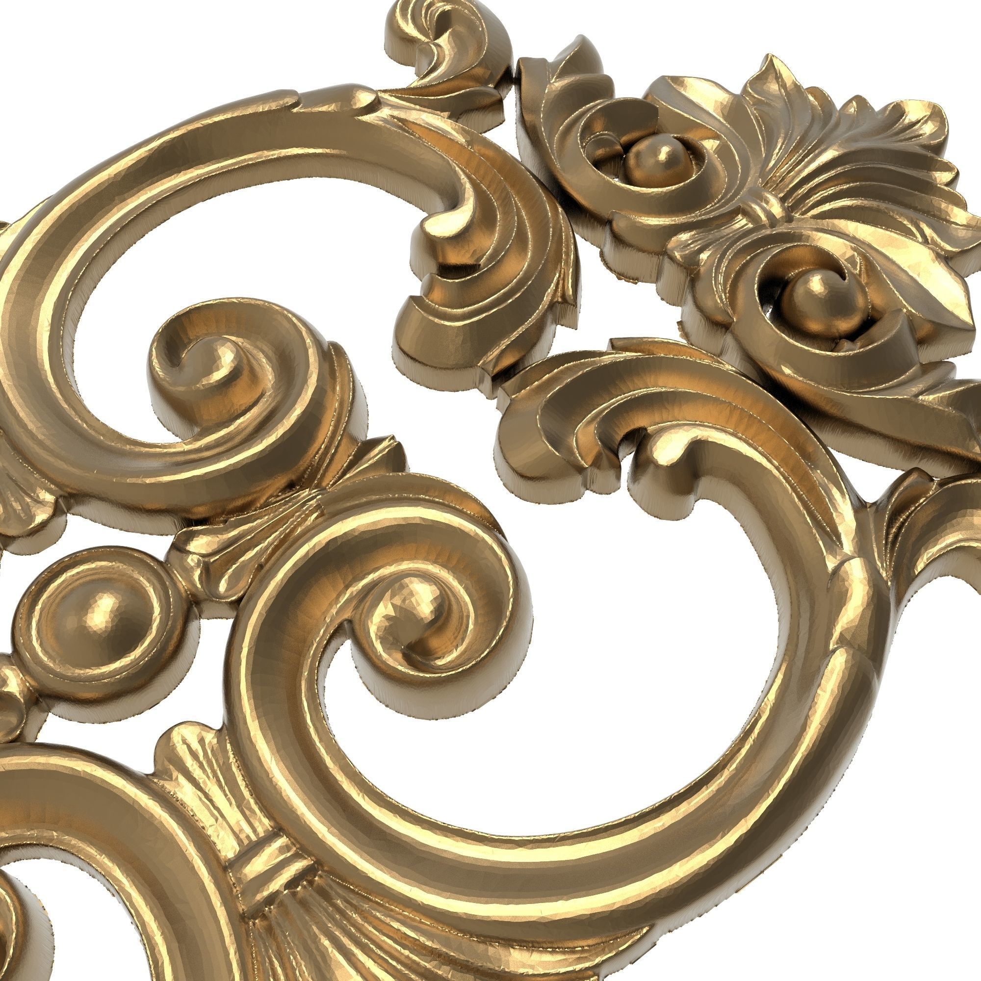 decorative pattern ready for 3D printing 3D model_5