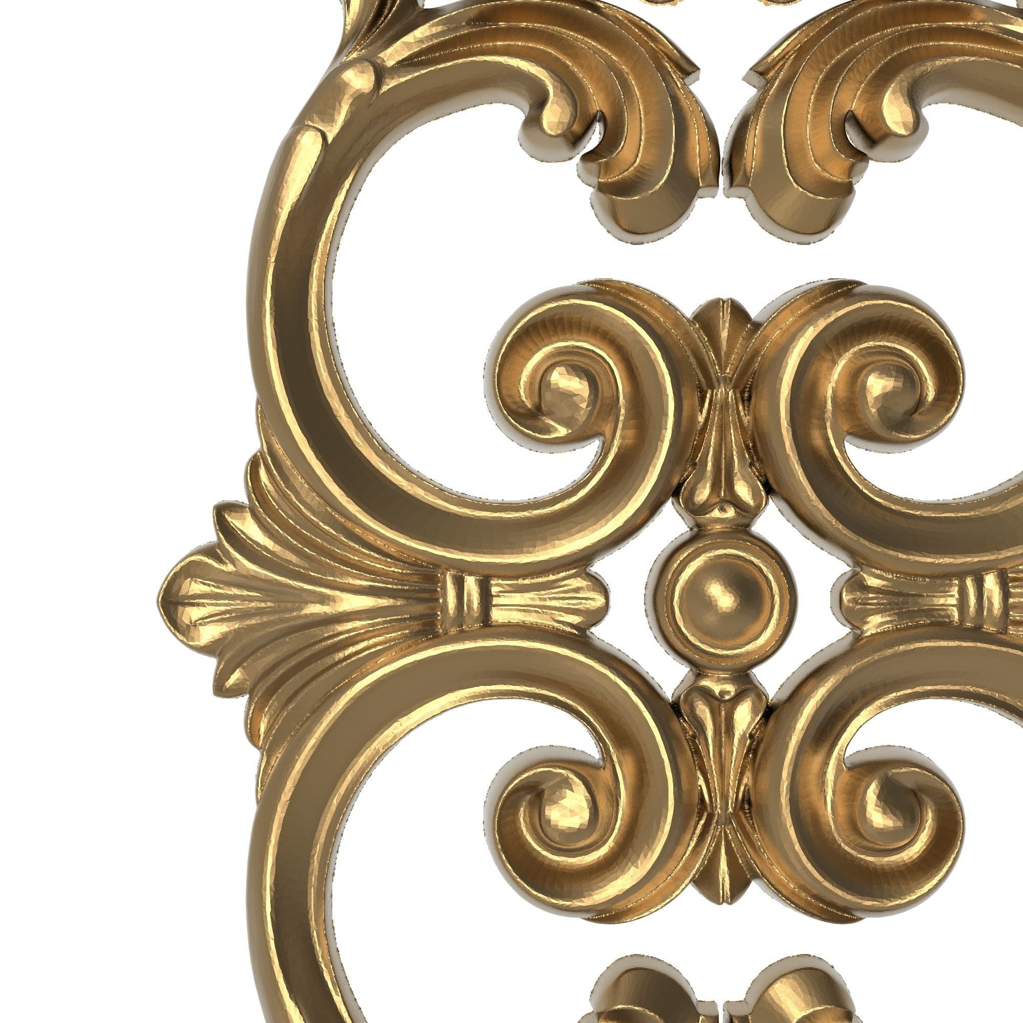 decorative pattern ready for 3D printing 3D model_2