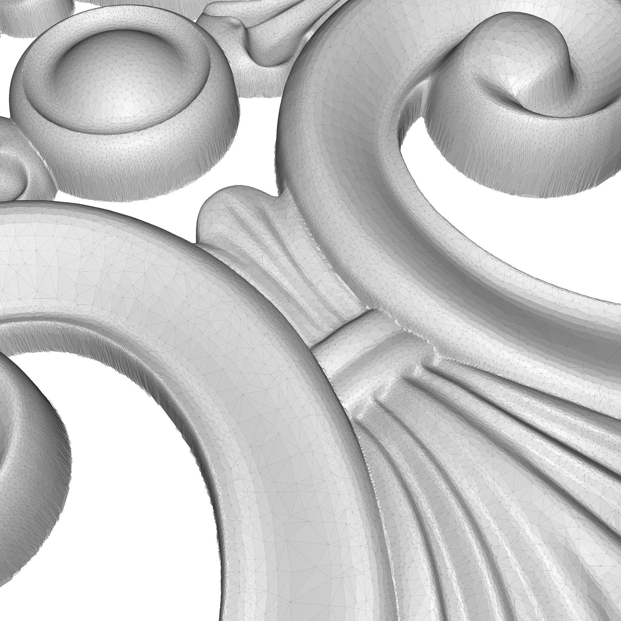 decorative pattern ready for 3D printing 3D model_6