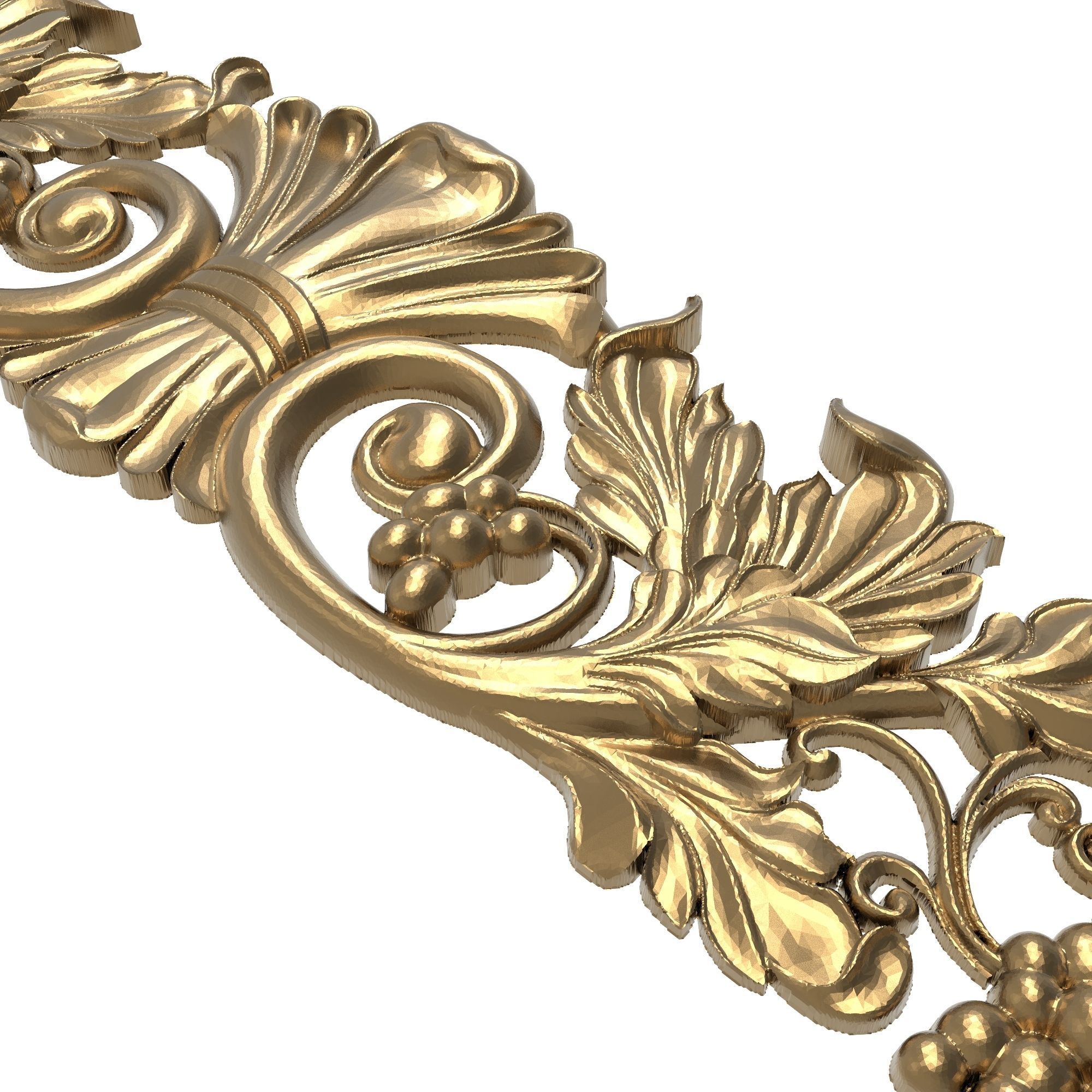 decorative pattern ready for 3D printing 3D model_3